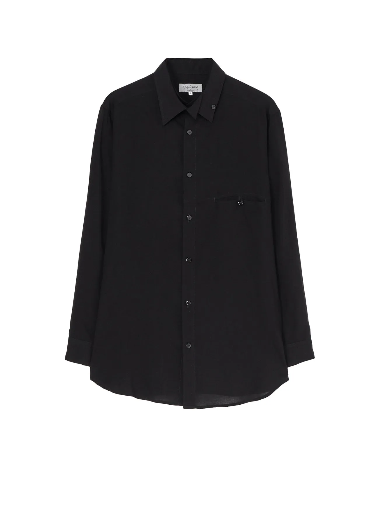 CELLULOSE LOAN ARRANGED SPARE COLLAR BLOUSE sold by Yohji Yamamoto