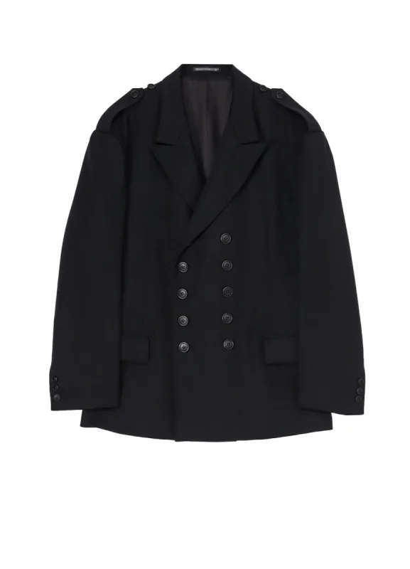 WOOL GABARDINE W GUSSET JACKET sold by Yohji Yamamoto