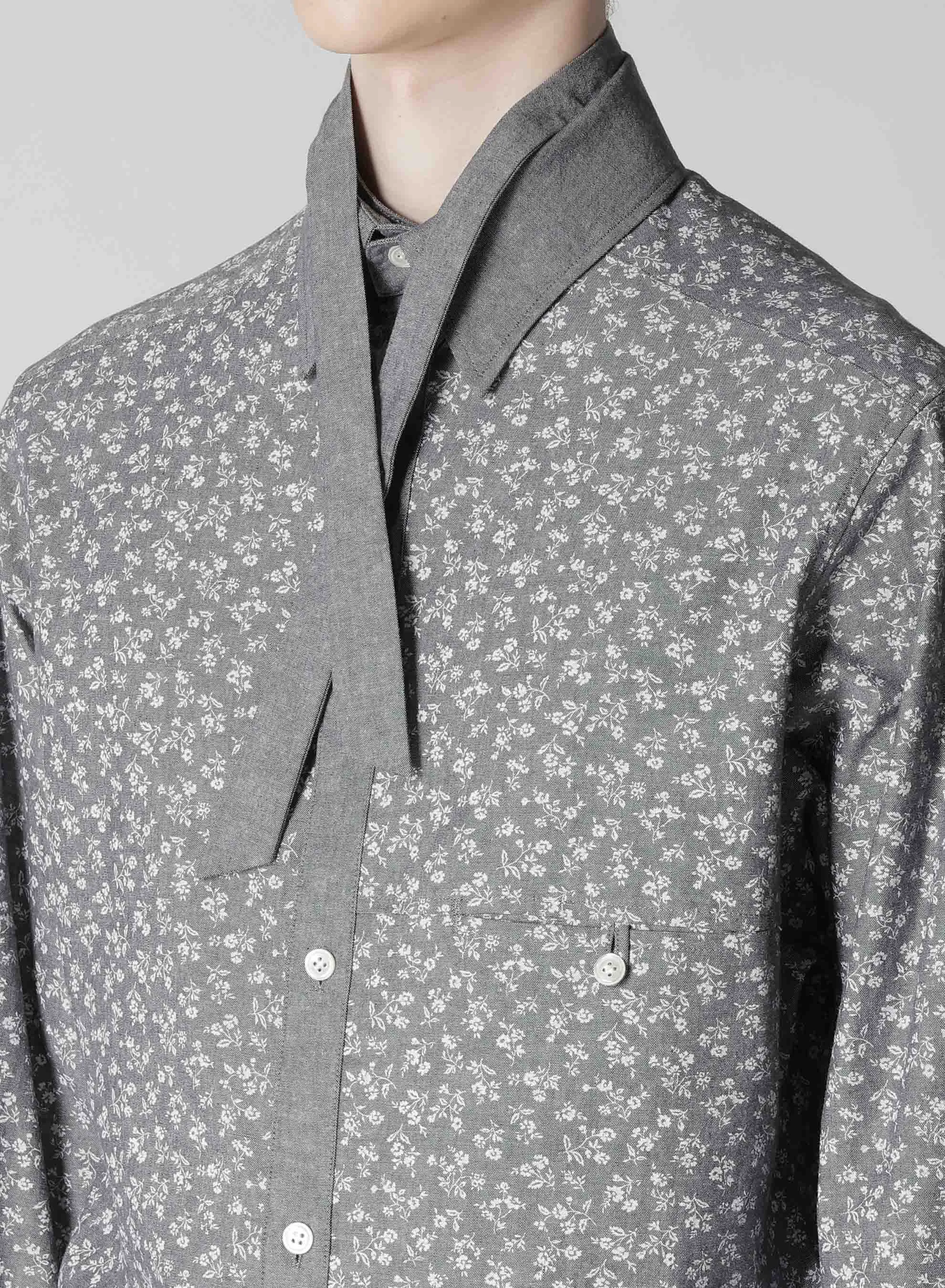 BK DUNGAREE RIBBON SPARE COLLAR BLOUSE sold by Yohji Yamamoto product image thumbnail 3