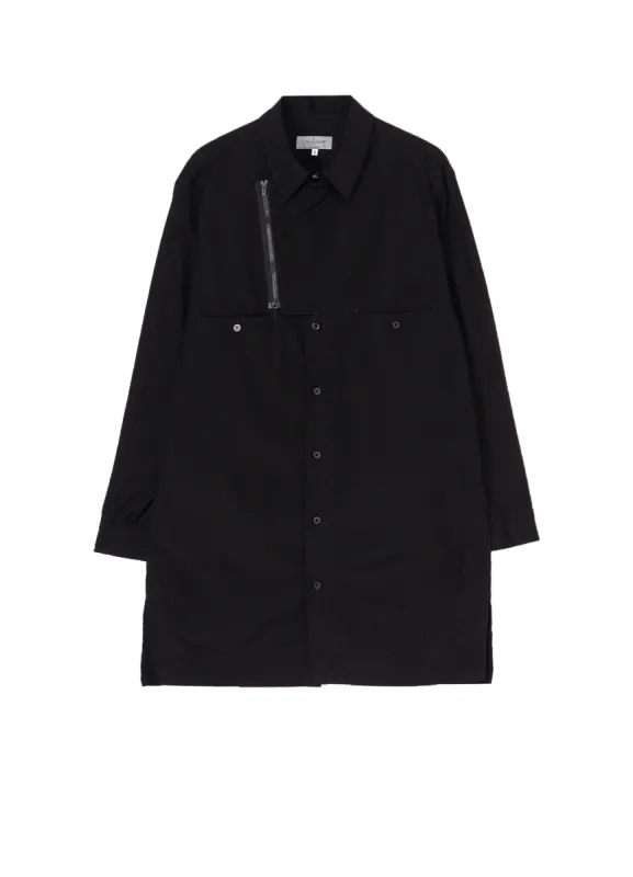 BROAD CHAIN STITCH BLOUSE WITH ZIPPER sold by Yohji Yamamoto