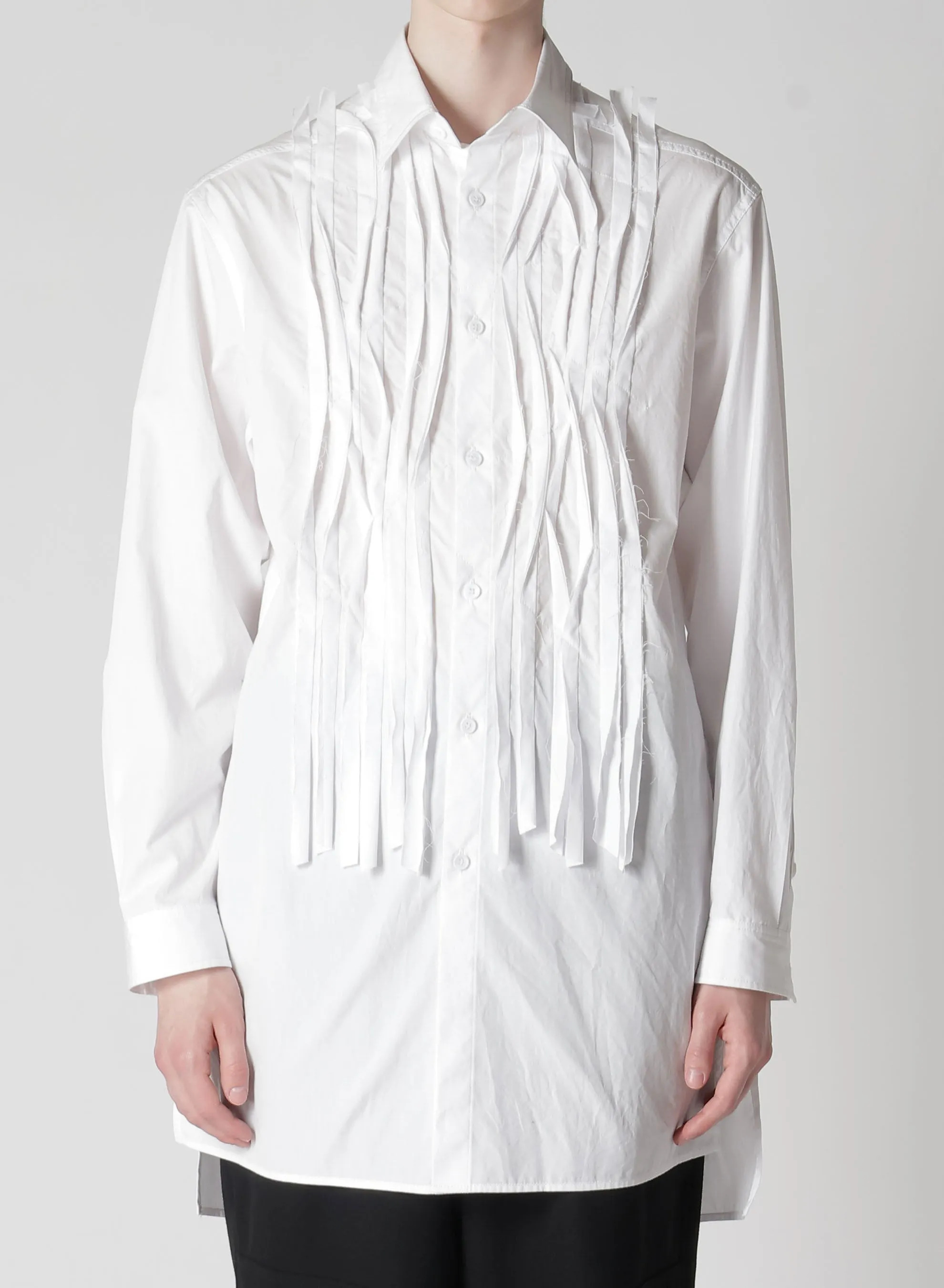 BROAD CHAIN STITCH BLOUSE WITH CLOTH sold by Yohji Yamamoto product image thumbnail 2