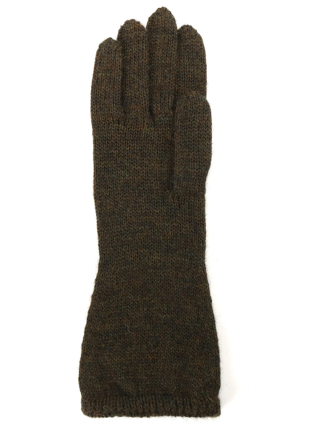 5G/WOOL PANTSLAIN STITCH LONG KNITTED GLOVES sold by Yohji Yamamoto product image thumbnail 5