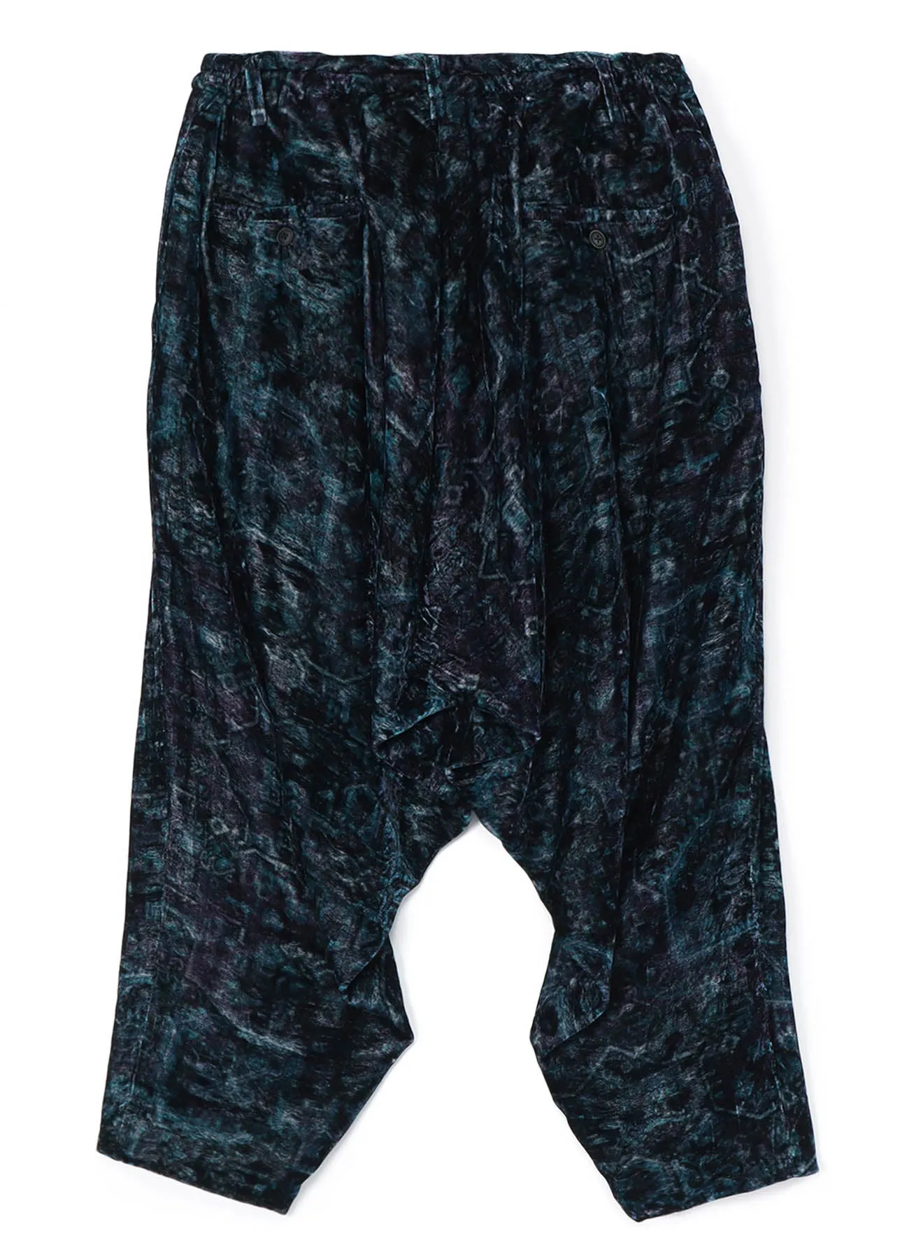 INDIAN JACQUARD PRINT BAGGY PANTS sold by Yohji Yamamoto product image thumbnail 4