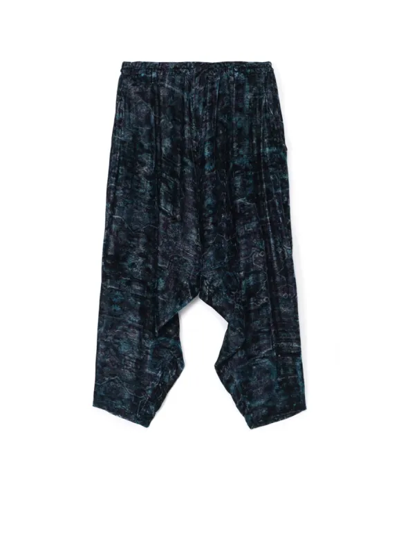 INDIAN JACQUARD PRINT BAGGY PANTS sold by Yohji Yamamoto