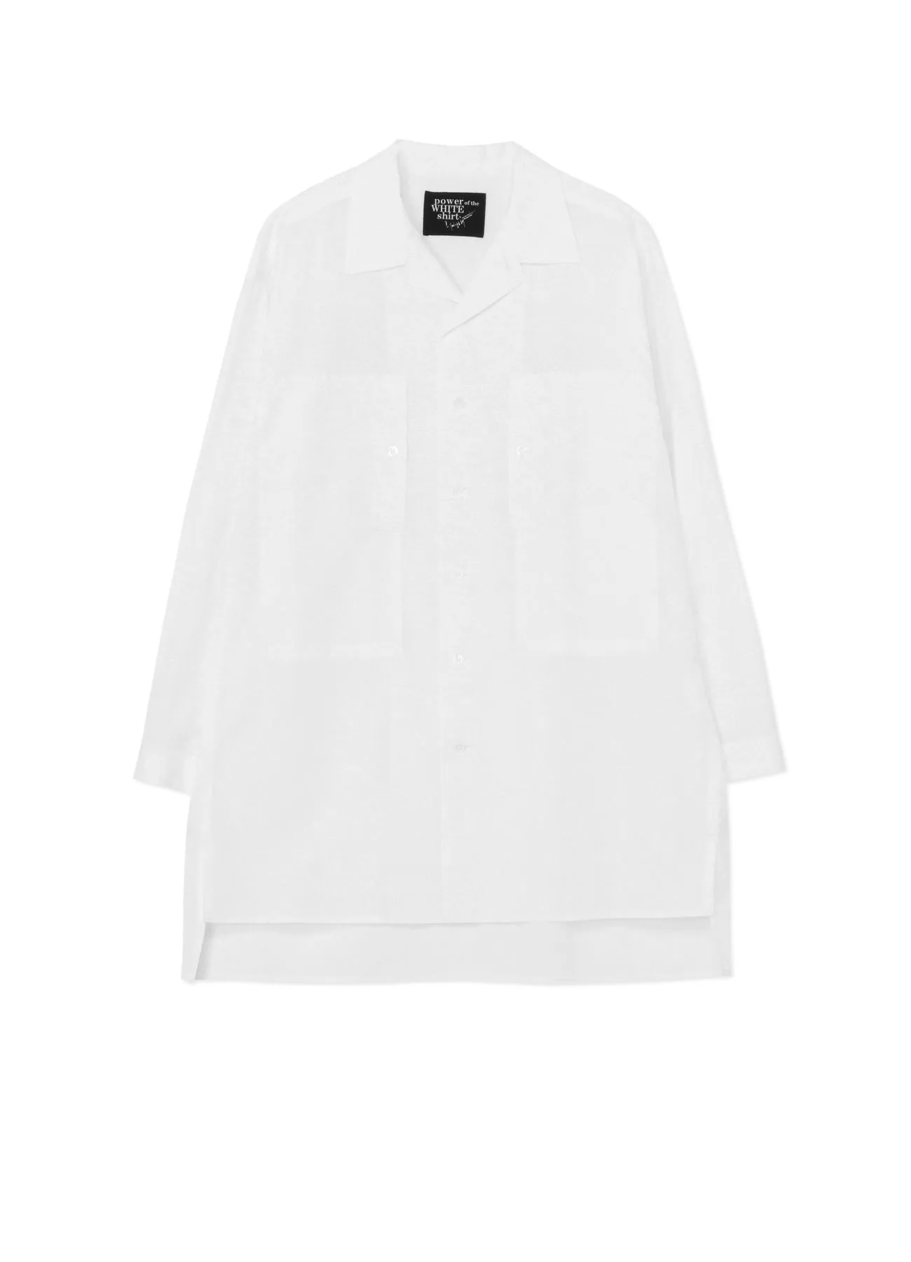 OPEN COLLAR SHIRT WITH DOUBLE CHEST POCKETS sold by Yohji Yamamoto
