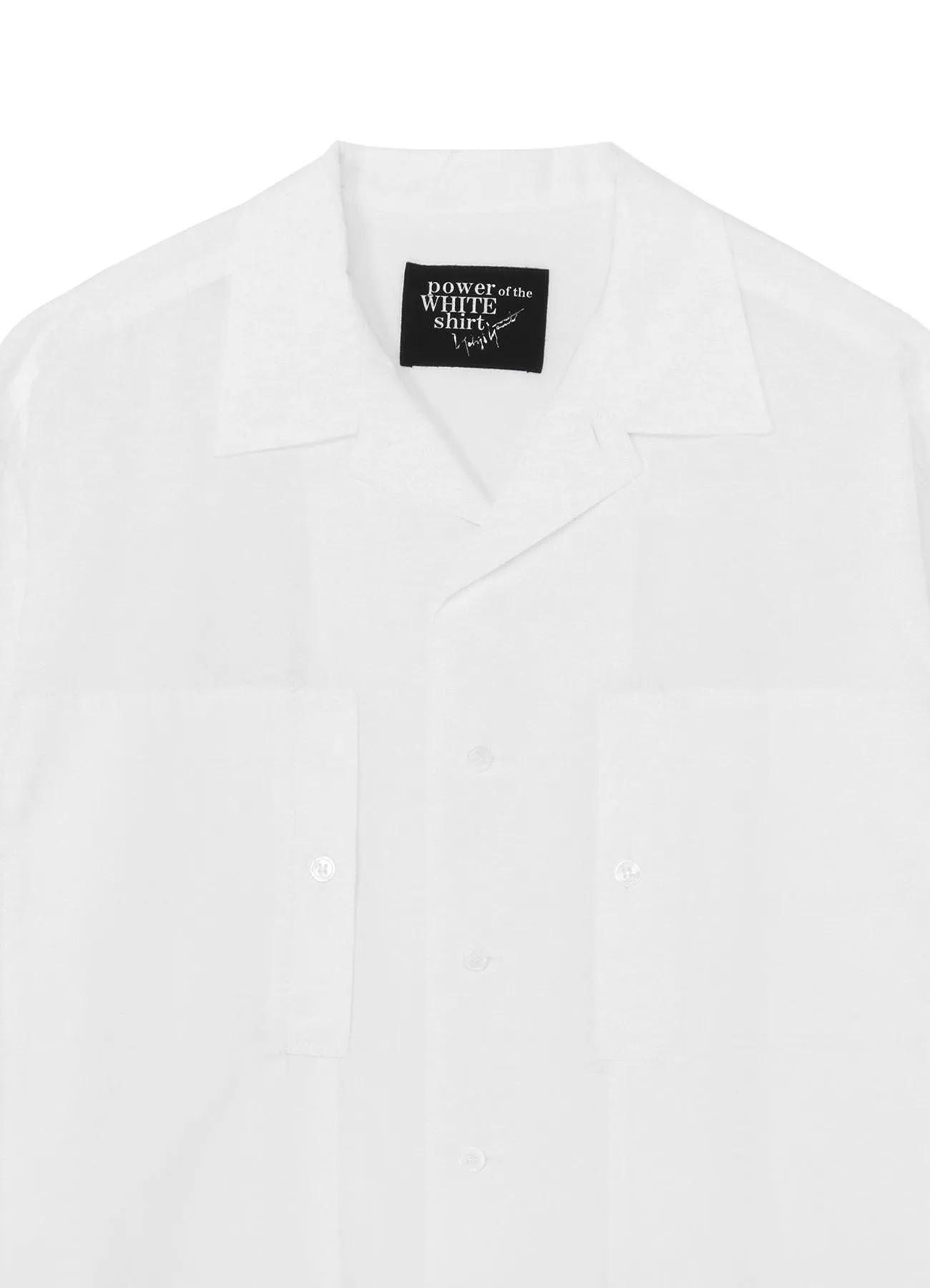 OPEN COLLAR SHIRT WITH DOUBLE CHEST POCKETS sold by Yohji Yamamoto product image thumbnail 4