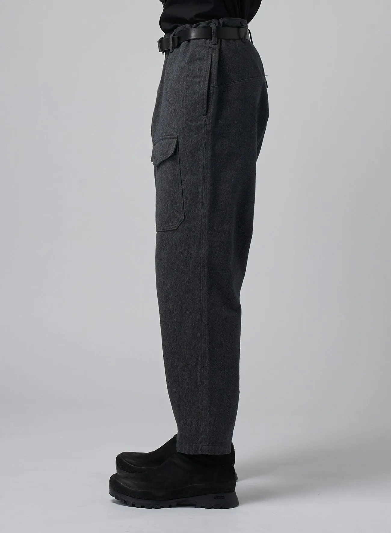 DRAWSTRING WORK PANTS sold by Yohji Yamamoto product image thumbnail 4