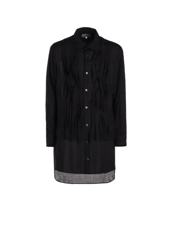 CELLULOSE LOAN RANDOM ST BLOUSE W/ CLOTH sold by Yohji Yamamoto
