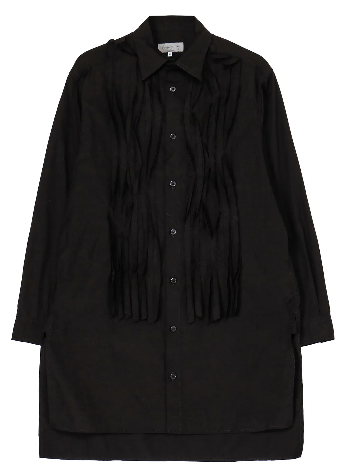 BROAD CHAIN STITCH BLOUSE WITH CLOTH sold by Yohji Yamamoto product image thumbnail 2