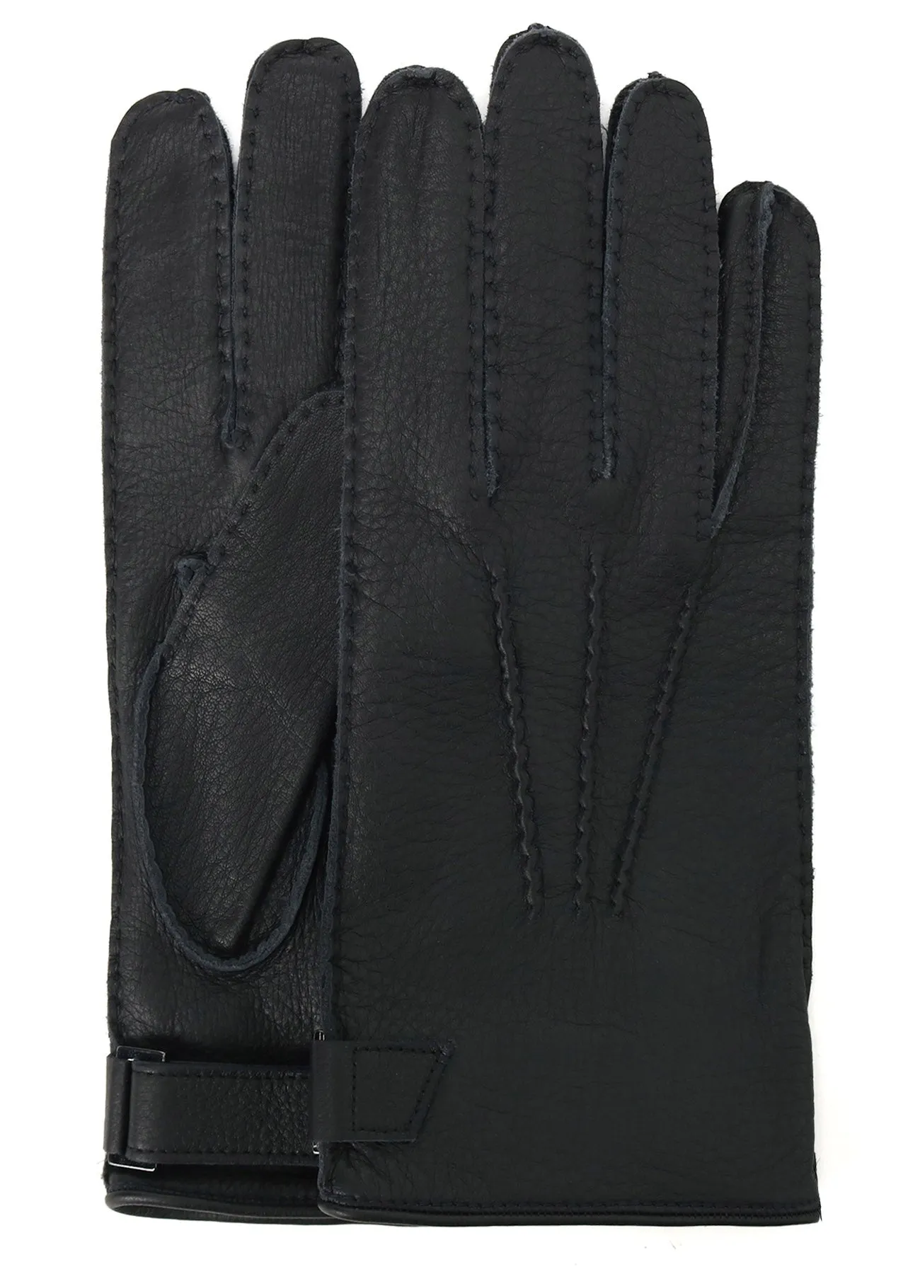 ITALIAN DEERSKIN STRAPPED SHORT GLOVES sold by Yohji Yamamoto product image thumbnail 3