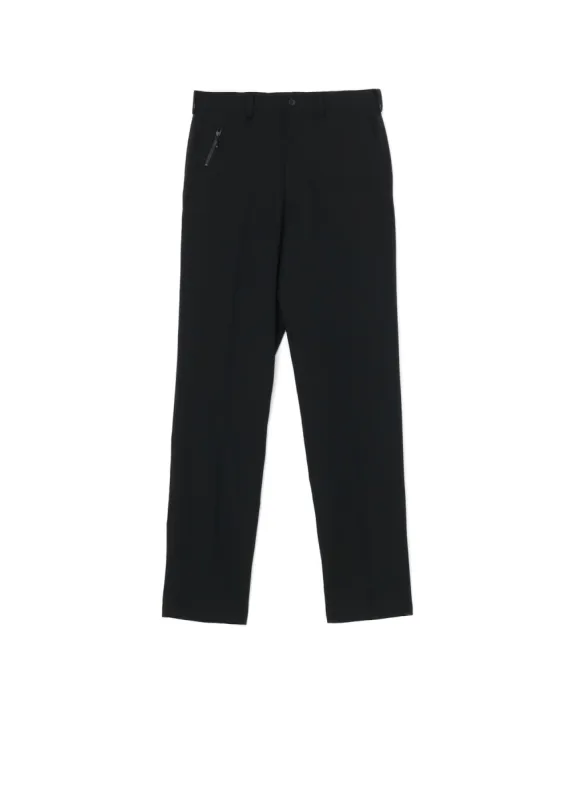 WOOL GABARDINE NON-PLEATED PANTS sold by Yohji Yamamoto