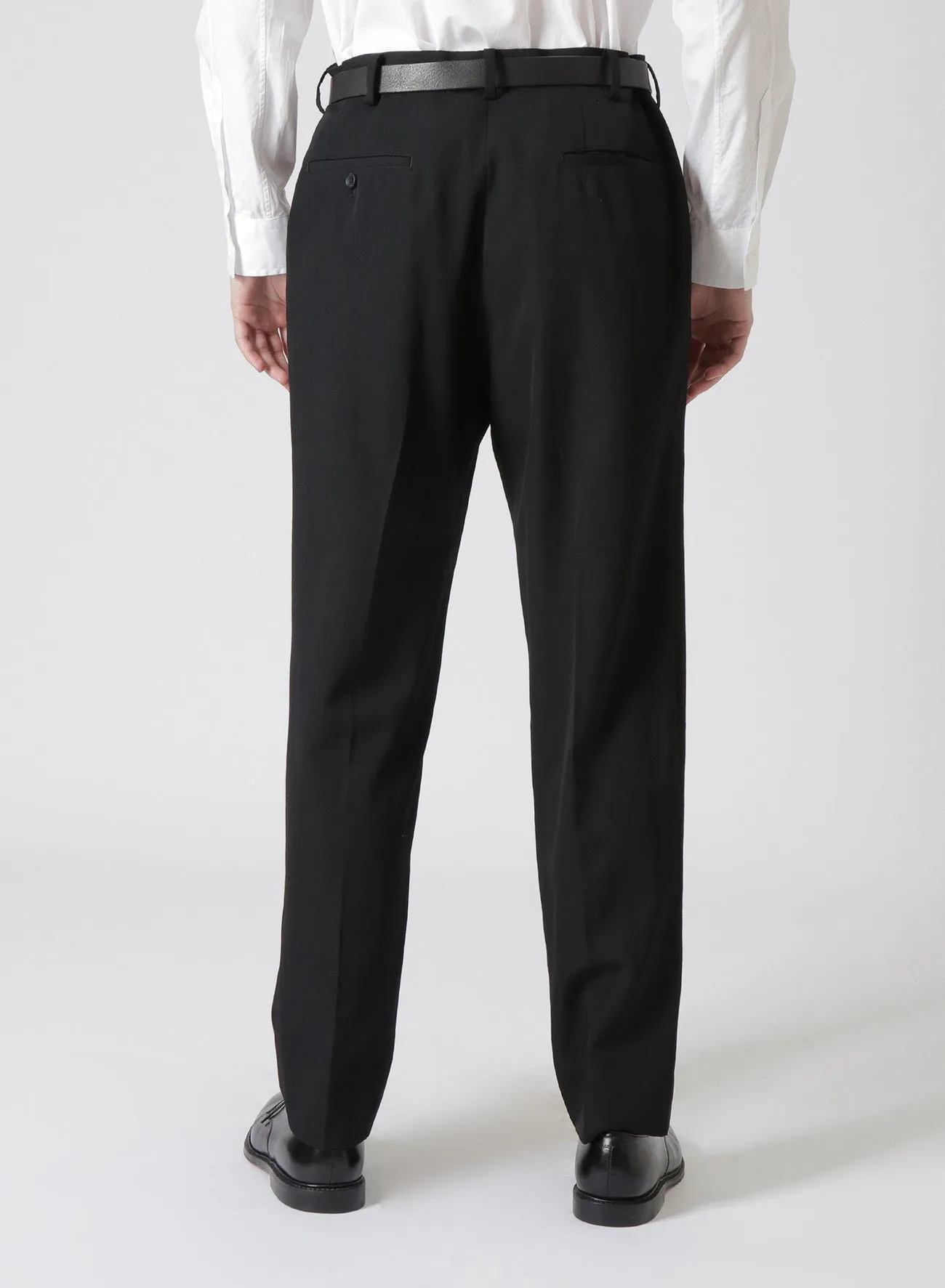WOOL GABARDINE NON-PLEATED PANTS sold by Yohji Yamamoto product image thumbnail 5