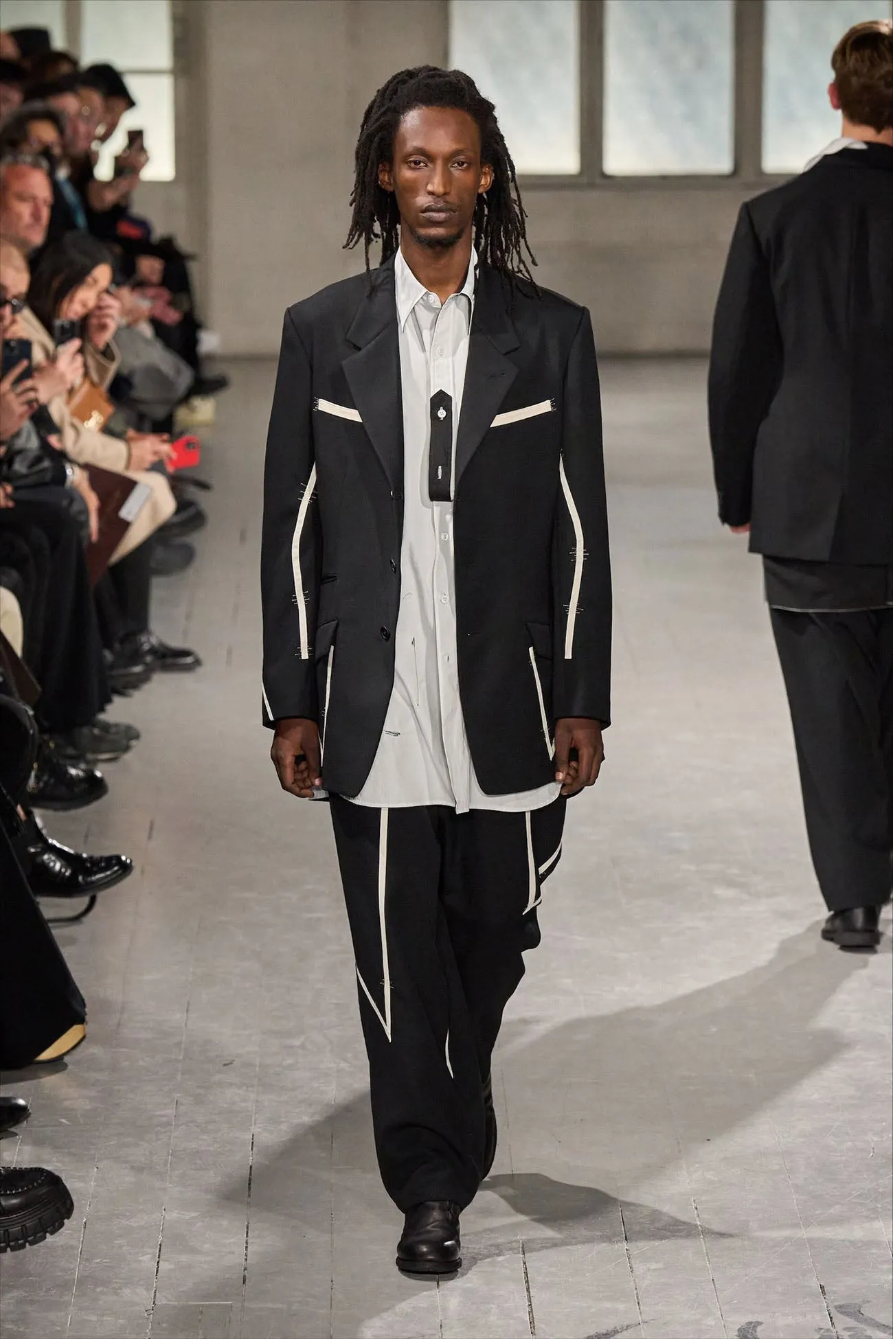 ARMY GABARDINE O-TAPING PANTS sold by Yohji Yamamoto product image thumbnail 2
