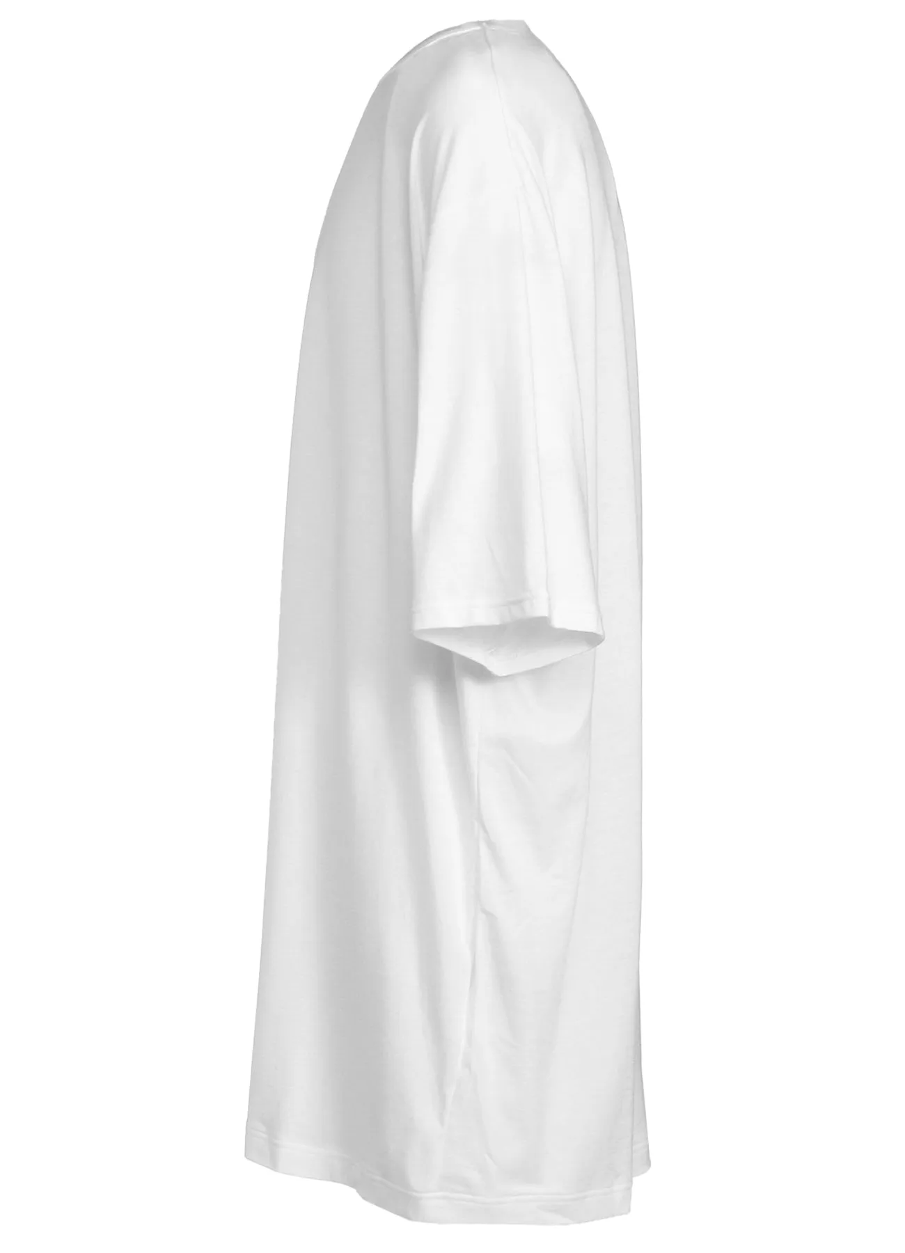 COTTON MODAL JERSEY SHOULDER SHIRRING SHORT SLEEVE BIG T-SHIRT sold by Yohji Yamamoto product image thumbnail 3