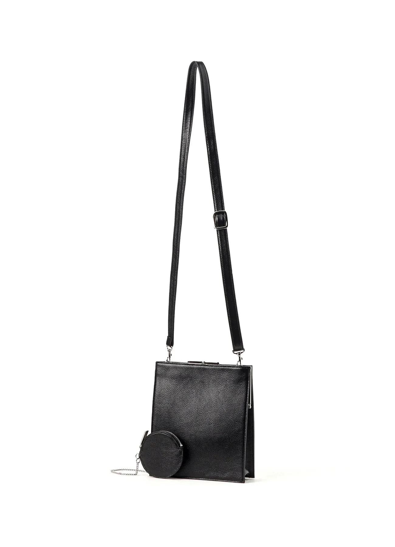 SOFT SHRINK LEATHER MUSETTE BAG sold by Yohji Yamamoto