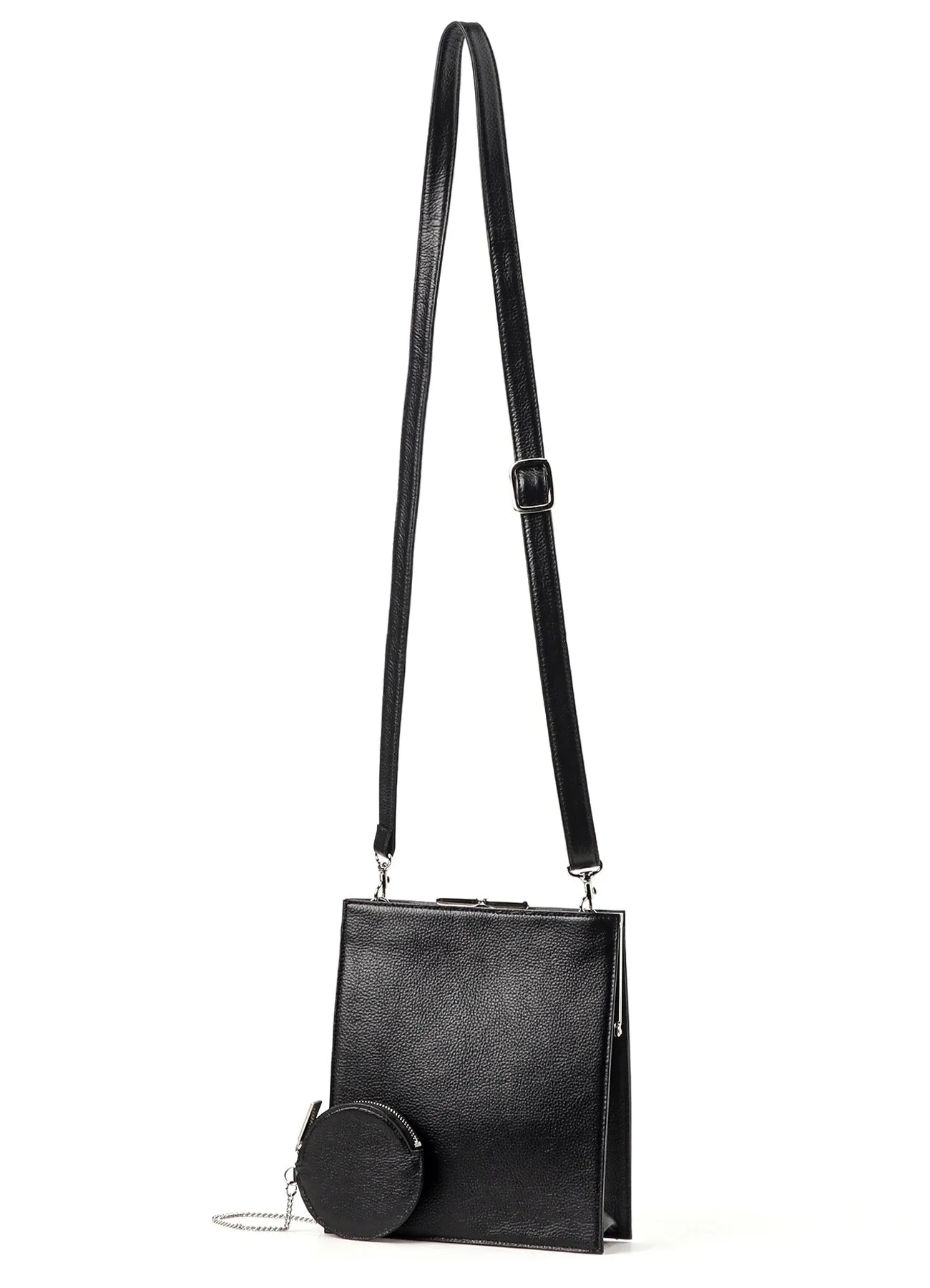 SOFT SHRINK LEATHER MUSETTE BAG sold by Yohji Yamamoto product image thumbnail 2