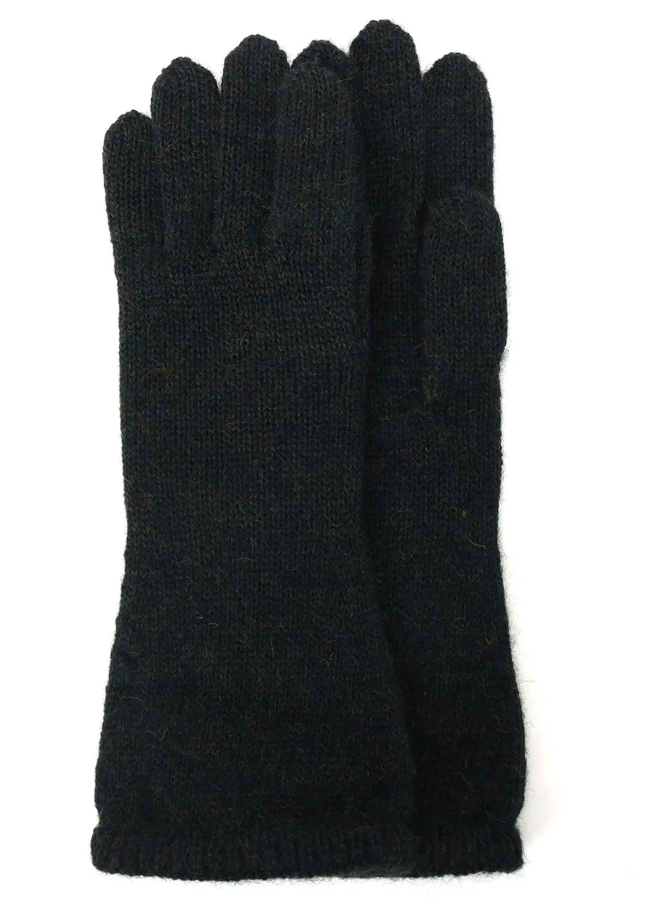 5G/WOOL PANTSLAIN STITCH LONG KNITTED GLOVES sold by Yohji Yamamoto product image thumbnail 4