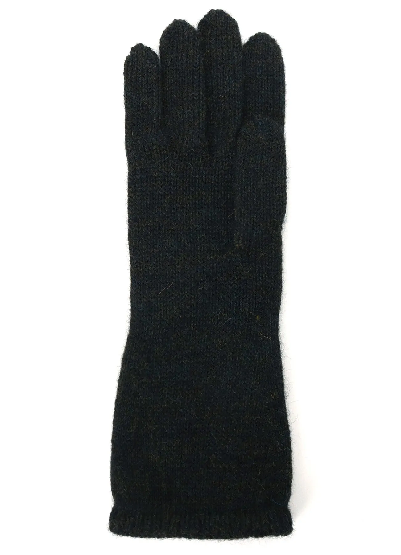 5G/WOOL PANTSLAIN STITCH LONG KNITTED GLOVES sold by Yohji Yamamoto product image thumbnail 5