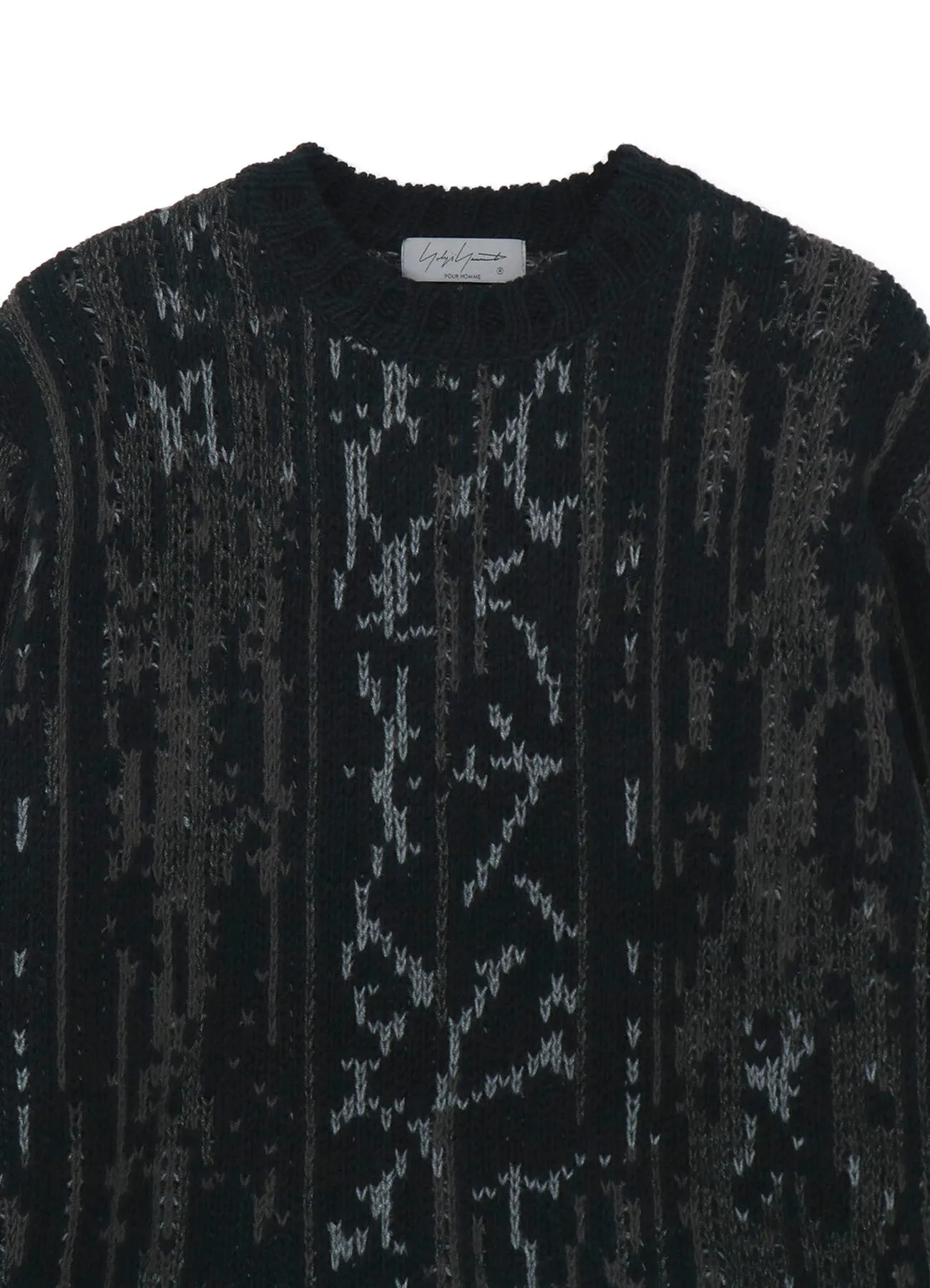 3GJQ ETHNIC DESIGN ROUND NECK sold by Yohji Yamamoto product image thumbnail 4