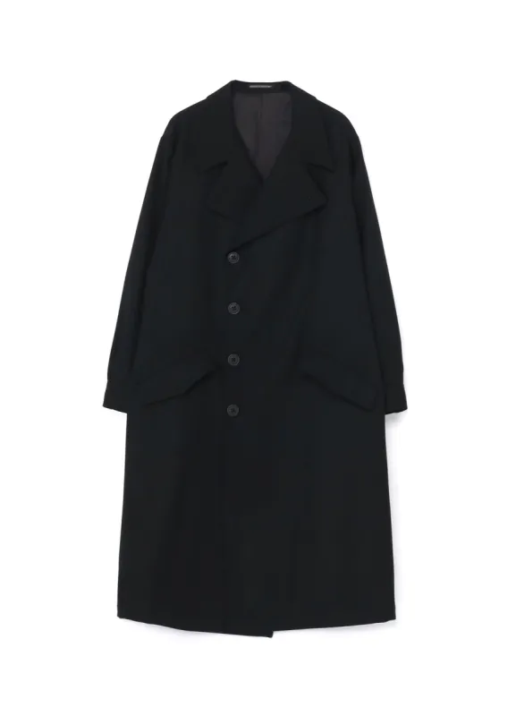 ARMY GABARDINE HEM CUFFS COAT sold by Yohji Yamamoto