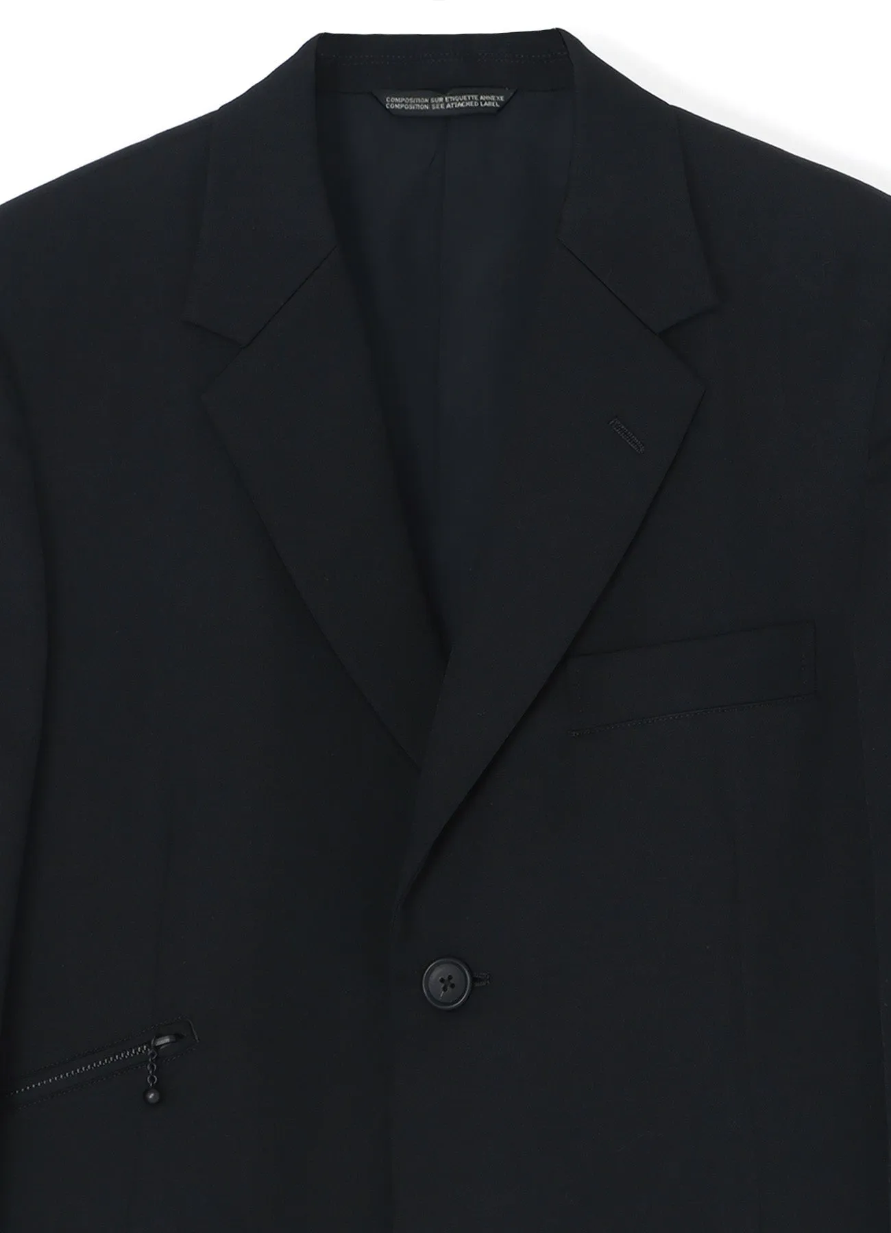 COSTUME D'HOMME WOOL GABARDINE 2-BUTTON JACKET sold by Yohji Yamamoto product image thumbnail 4