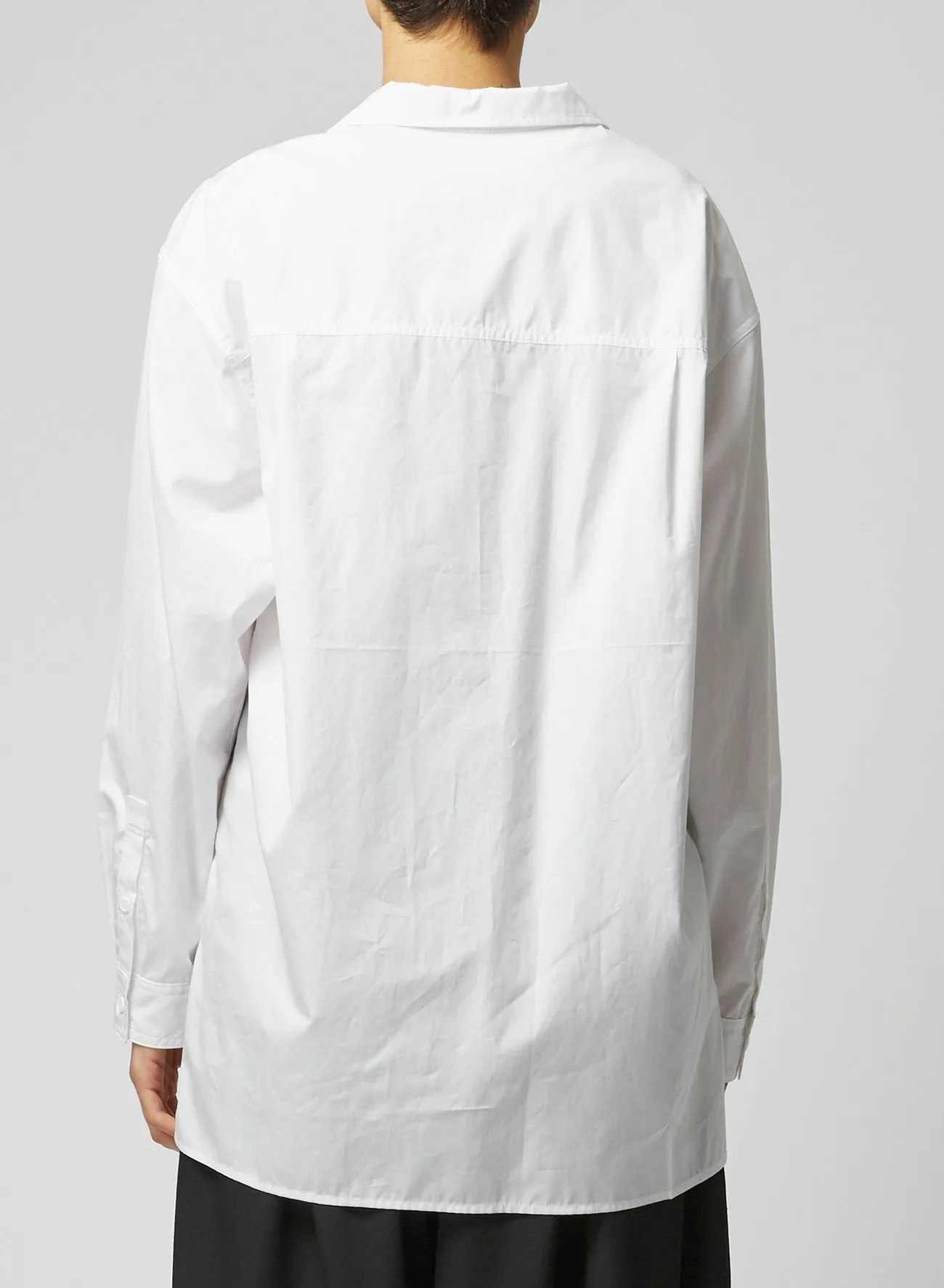 3-POCKET OPEN COLLAR SHIRT sold by Yohji Yamamoto product image thumbnail 5