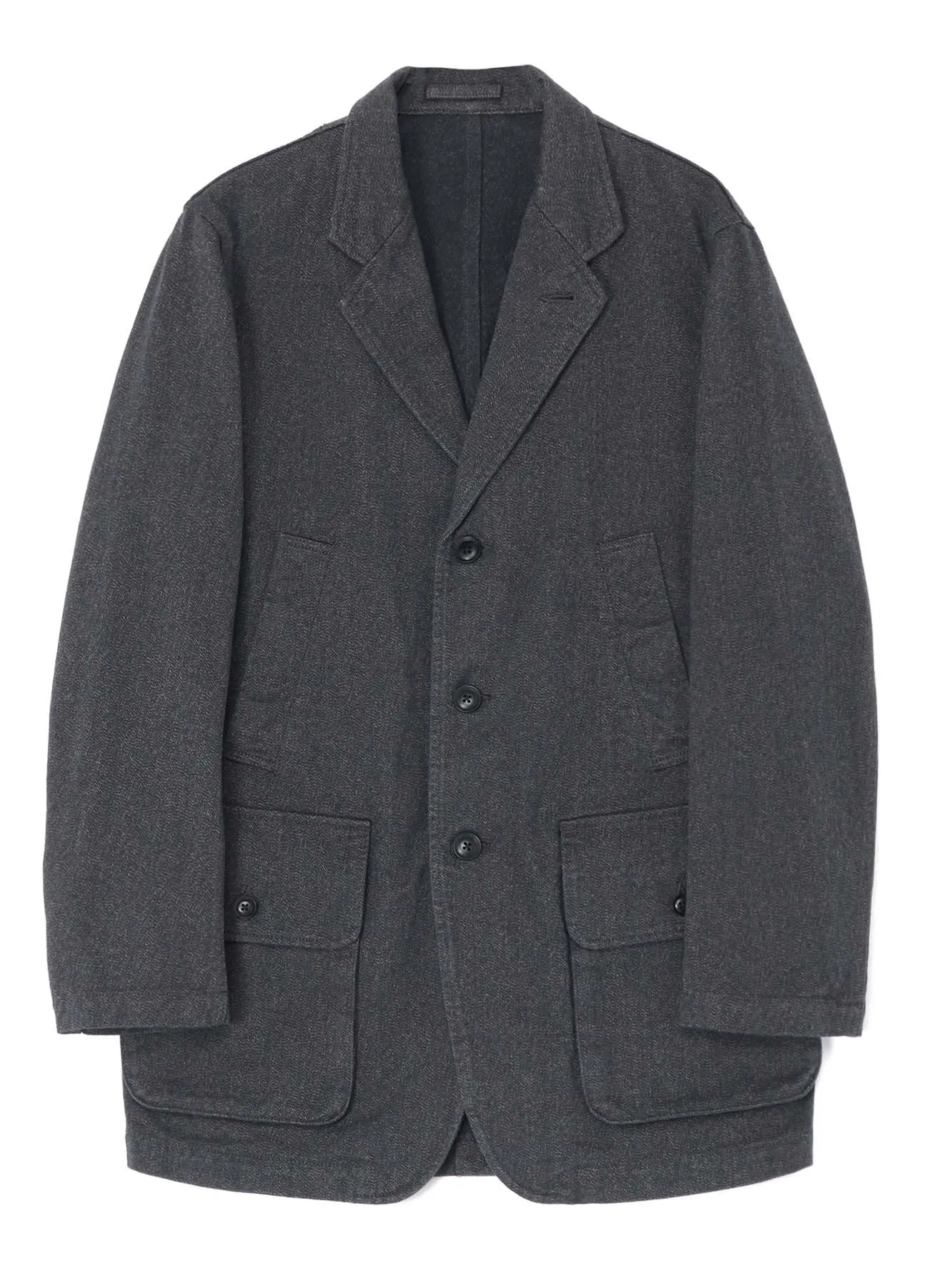 BOX POCKET SINGLE BREASTED JACKET sold by Yohji Yamamoto product image thumbnail 2
