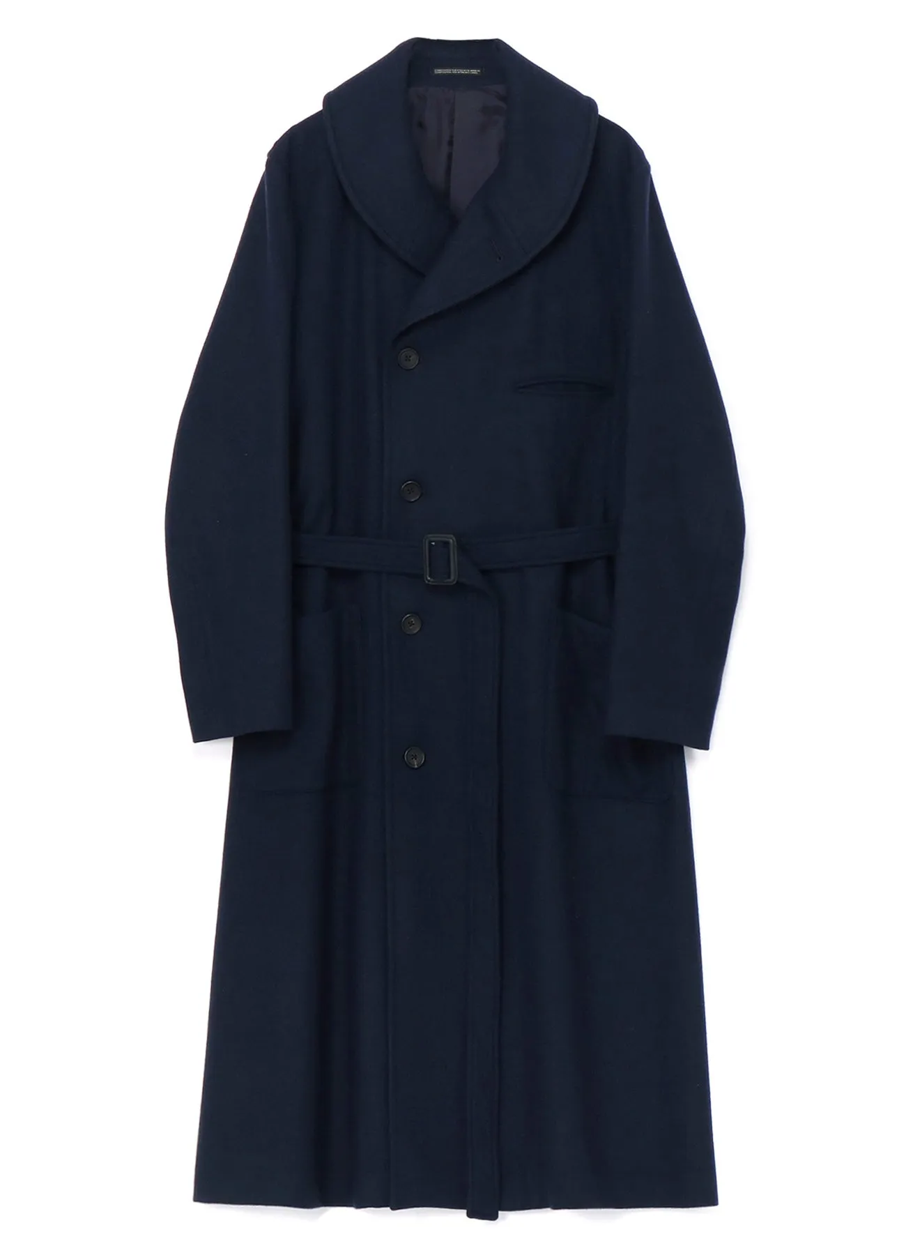 J-ROUND COLLAR COAT sold by Yohji Yamamoto product image thumbnail 2