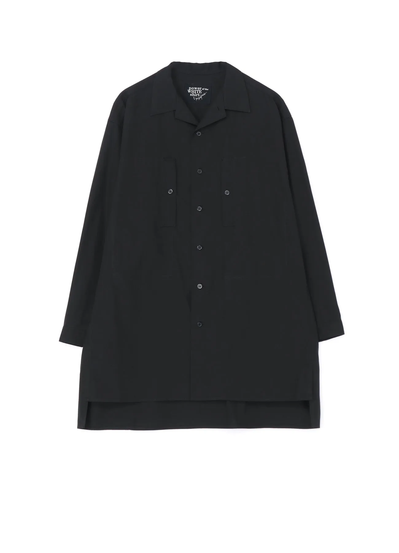 OPEN COLLAR SHIRT WITH DOUBLE CHEST POCKETS sold by Yohji Yamamoto