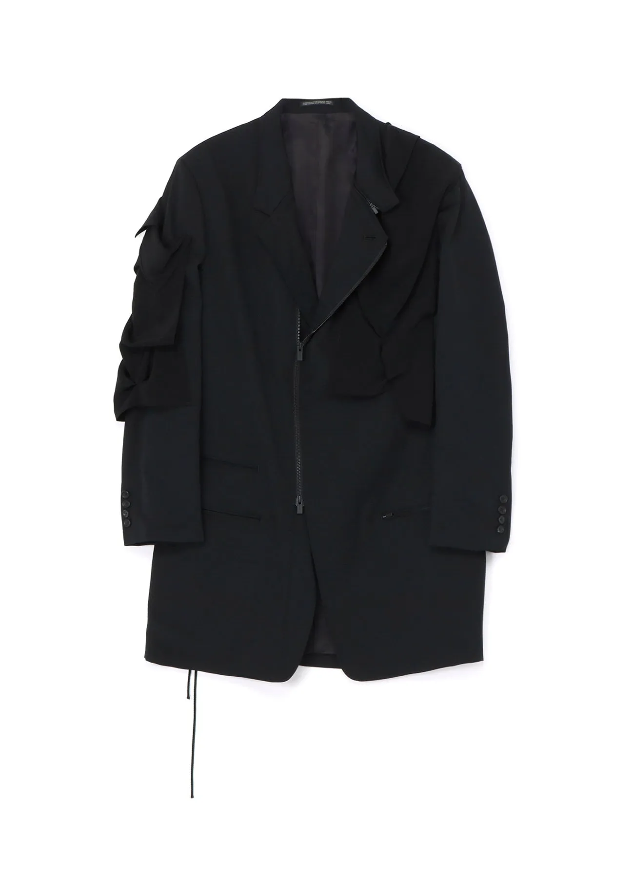 WOOL GABARDINE DECO DECINE JACKET sold by Yohji Yamamoto