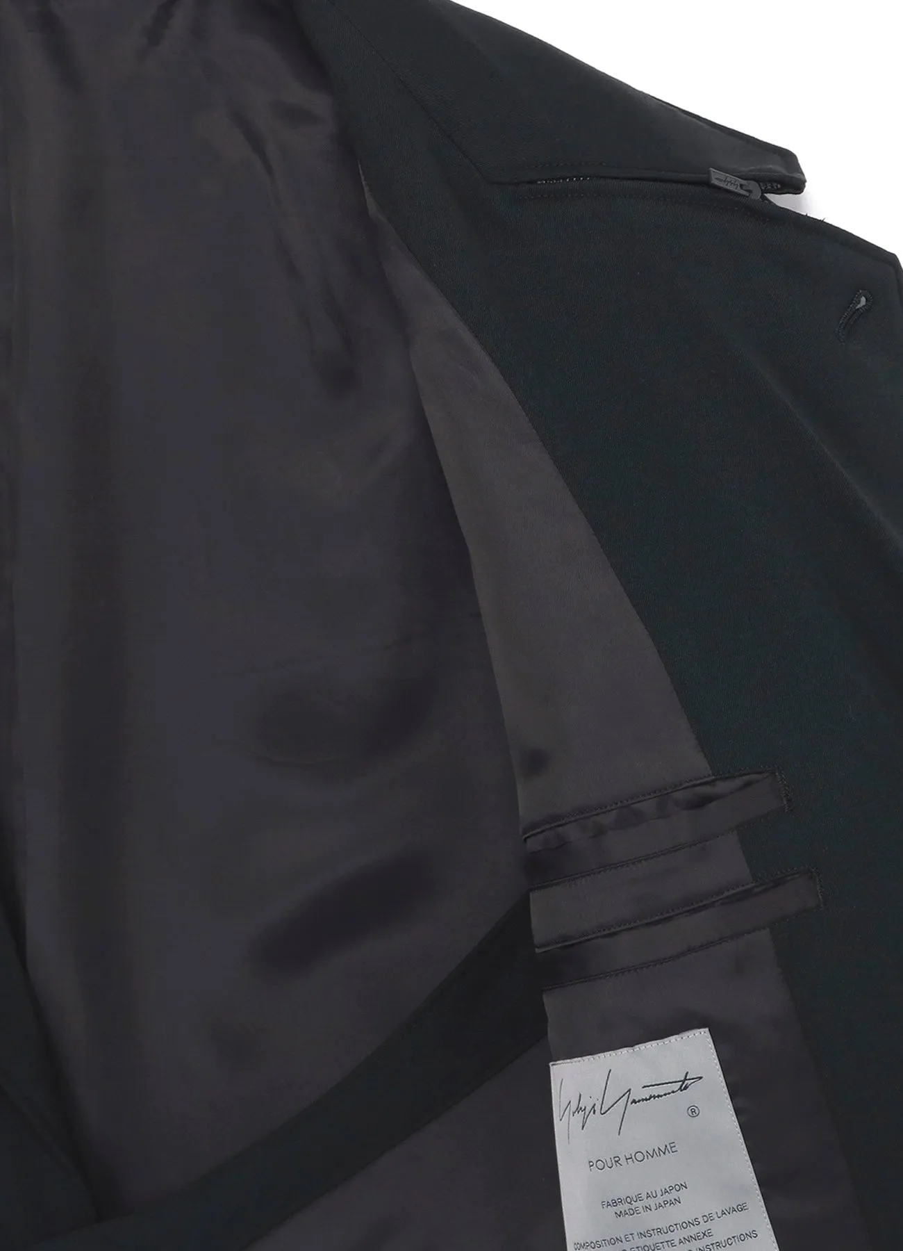 WOOL GABARDINE DECO DECINE JACKET sold by Yohji Yamamoto product image thumbnail 5