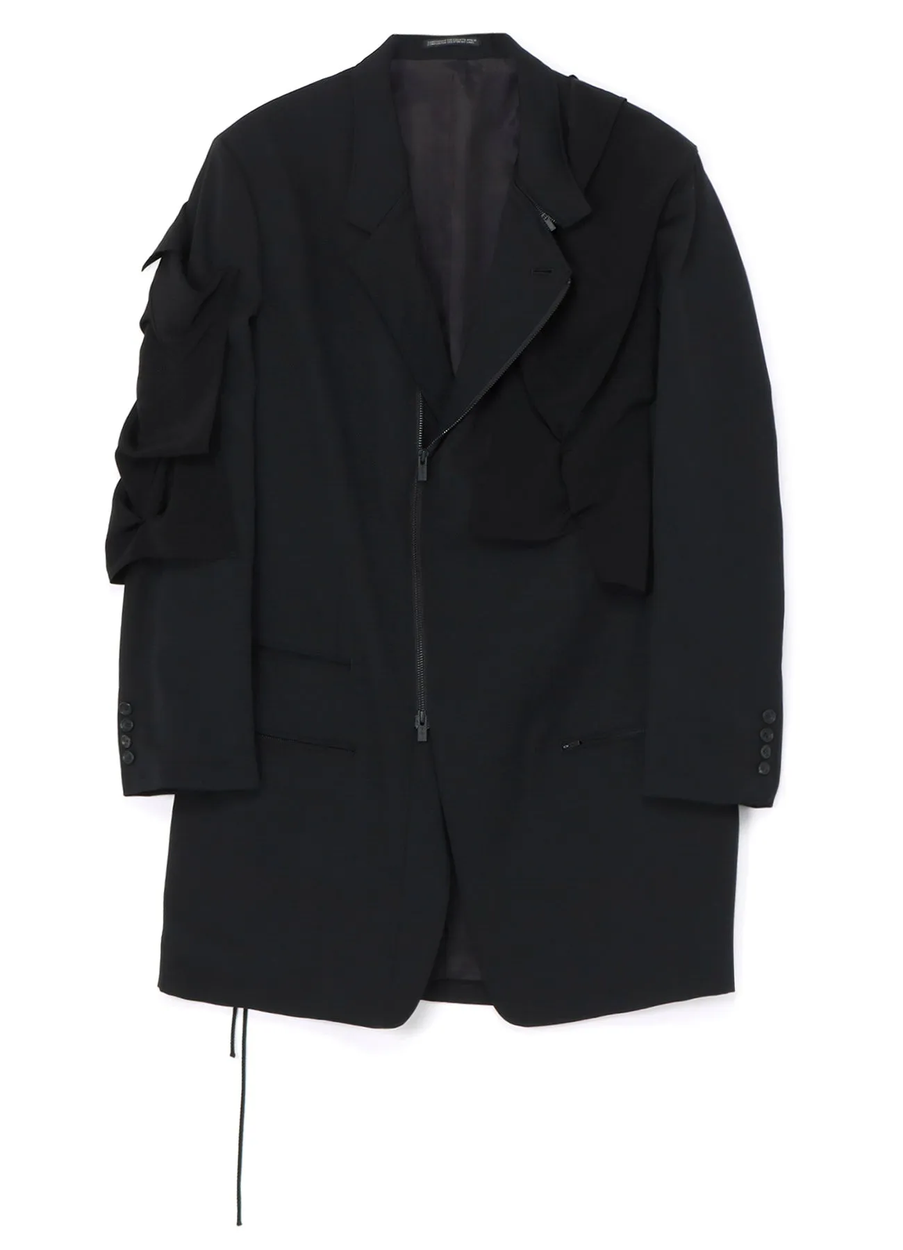 WOOL GABARDINE DECO DECINE JACKET sold by Yohji Yamamoto product image thumbnail 3