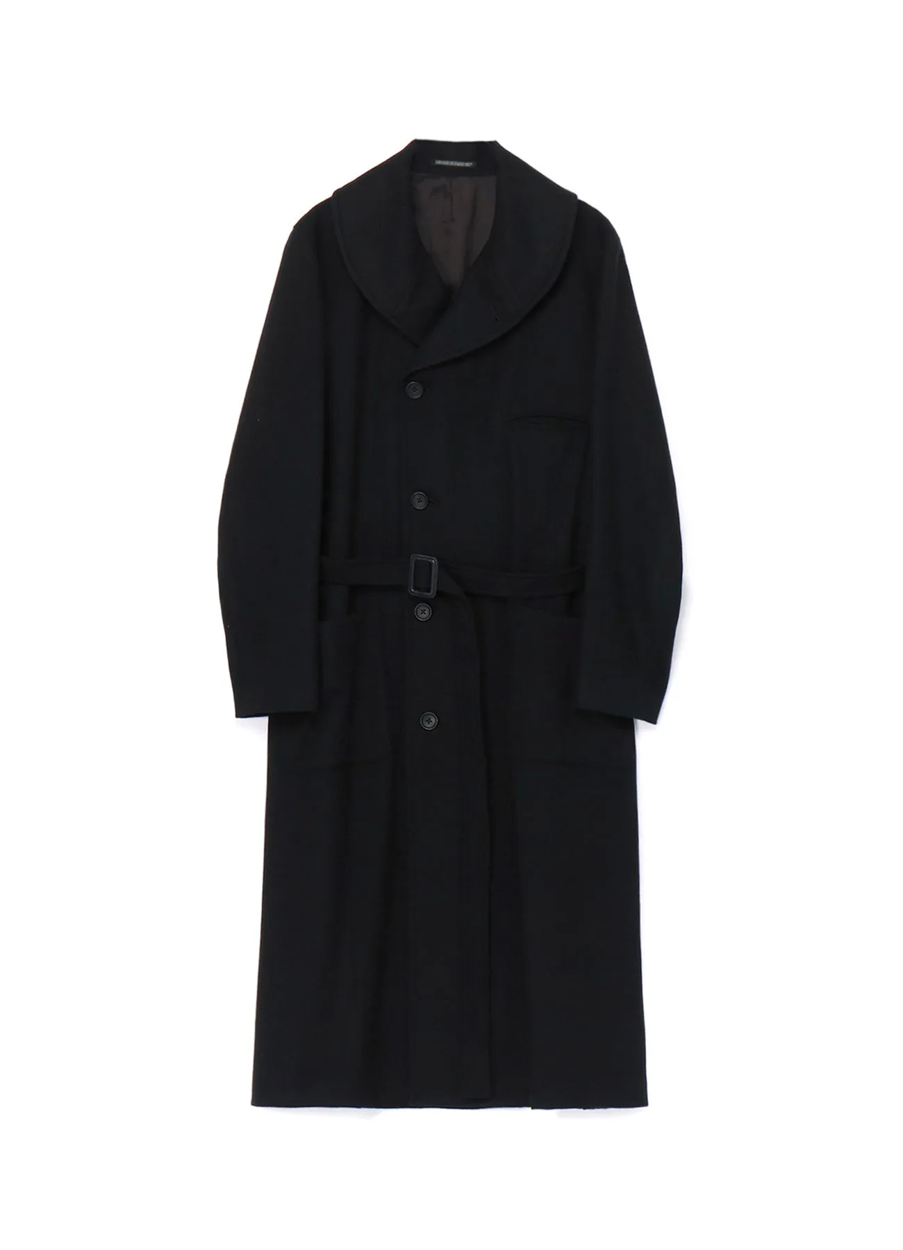 J-ROUND COLLAR COAT sold by Yohji Yamamoto