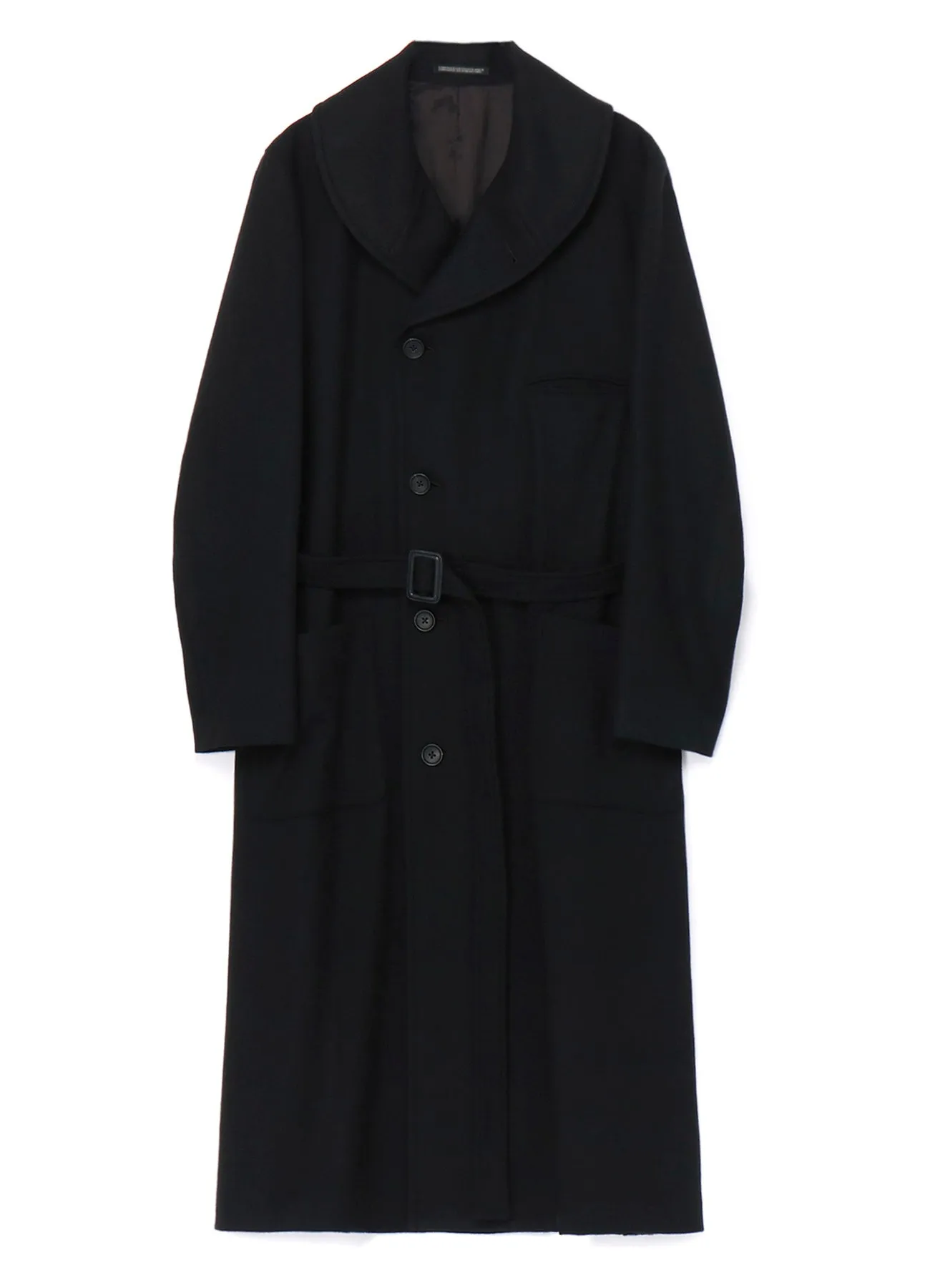 J-ROUND COLLAR COAT sold by Yohji Yamamoto product image thumbnail 2