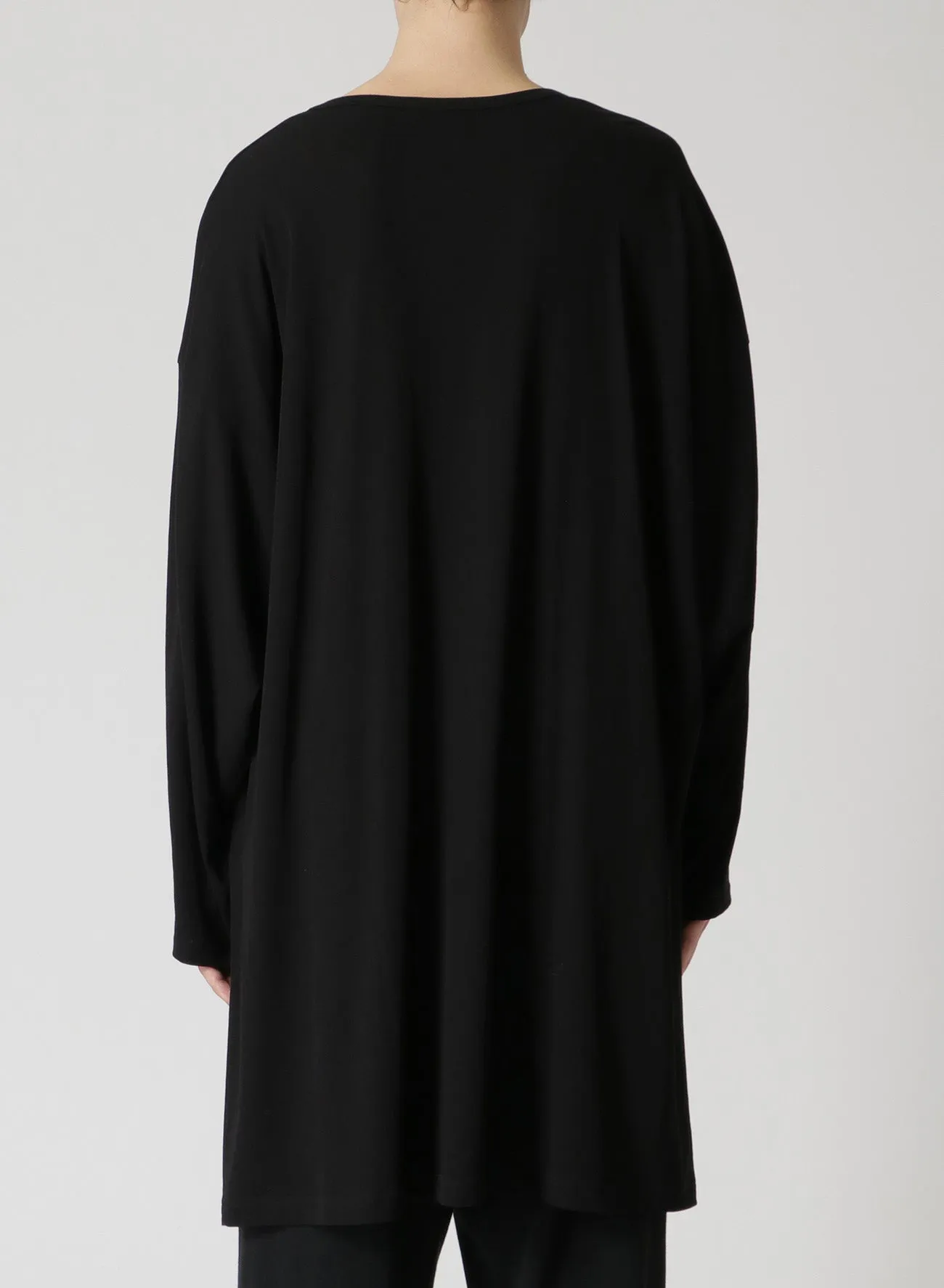 TECHNORAMA COTTON JUMBO LONG SLEEVE T-SHIRT sold by Yohji Yamamoto product image thumbnail 5