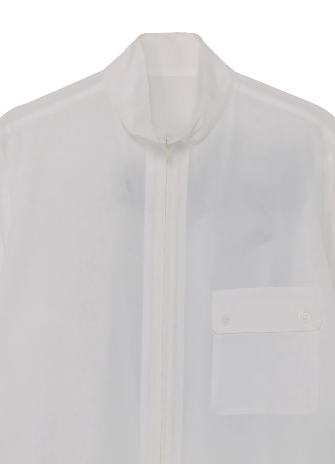 COTTON BROAD STAND-UP COLLAR BLOUSE sold by Yohji Yamamoto product image thumbnail 4