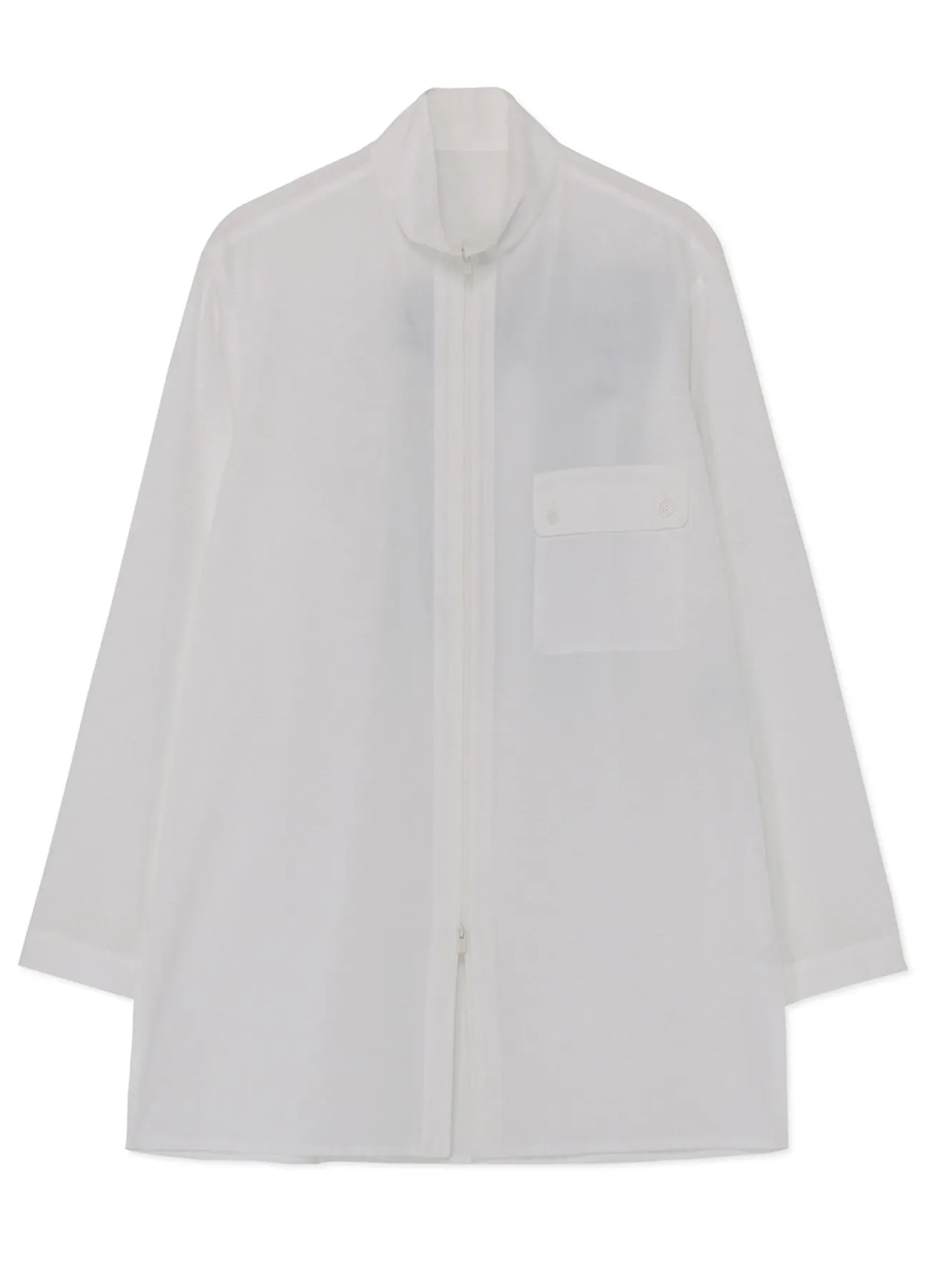 COTTON BROAD STAND-UP COLLAR BLOUSE sold by Yohji Yamamoto product image thumbnail 2