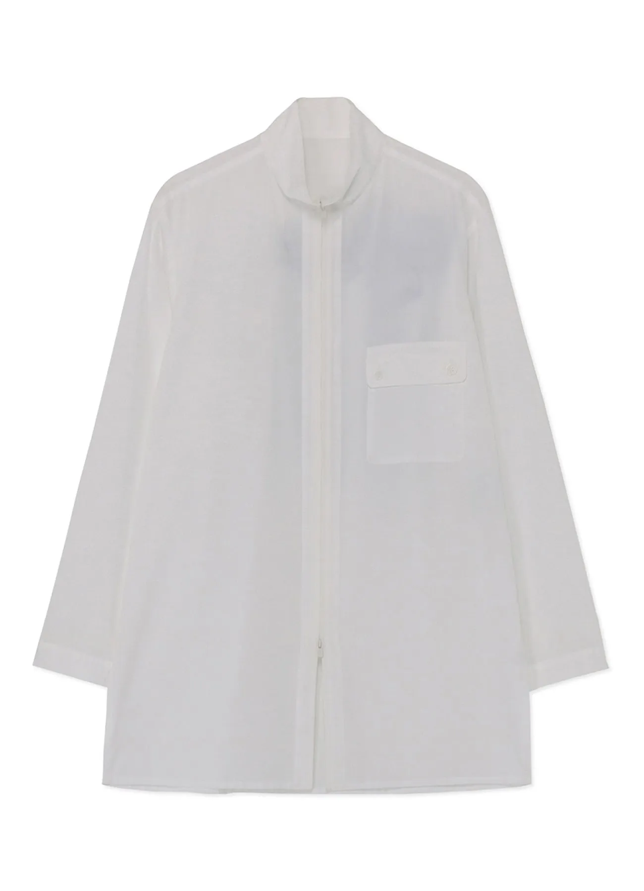 COTTON BROAD STAND-UP COLLAR BLOUSE sold by Yohji Yamamoto