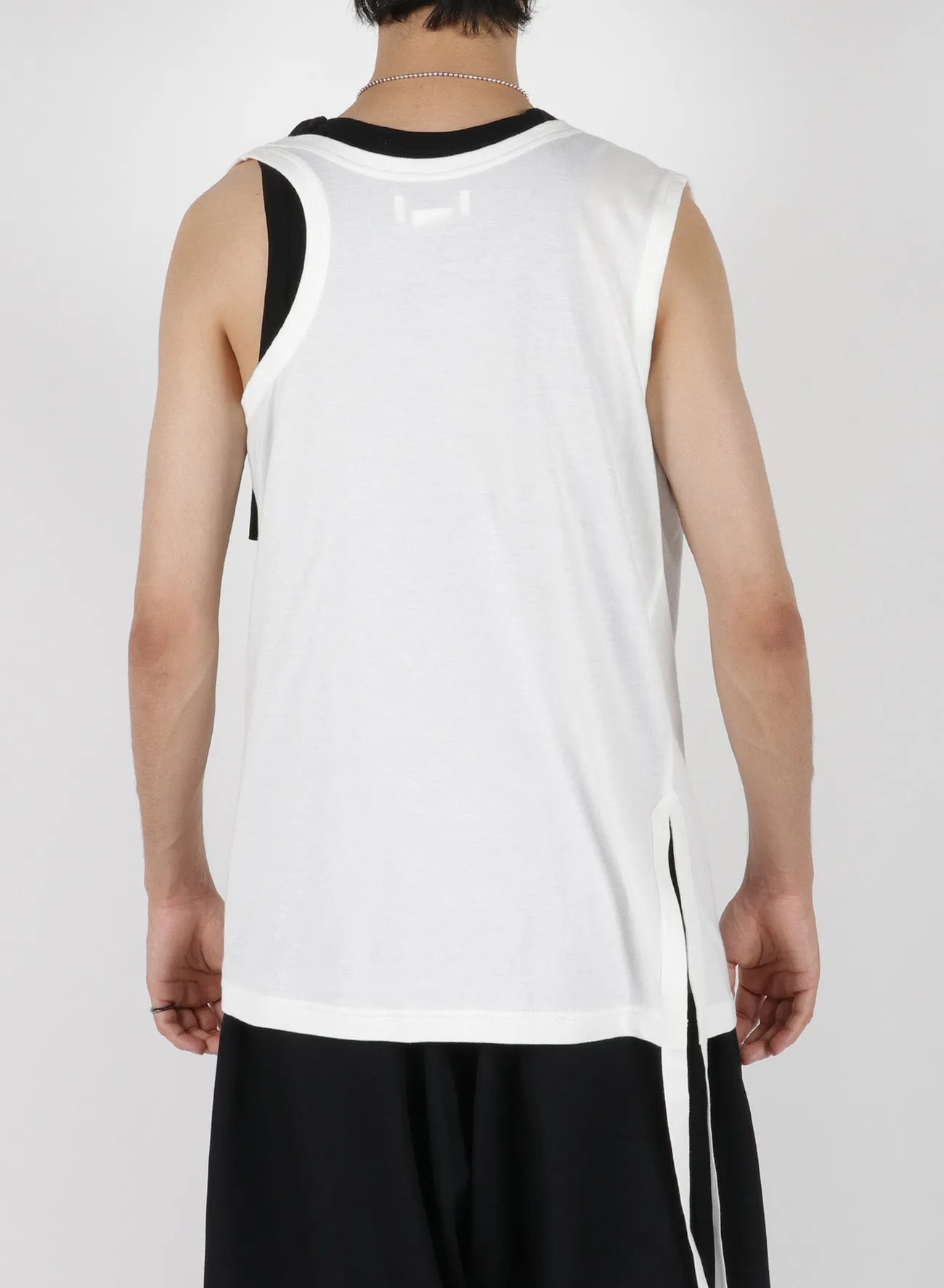 30/- COMBED YARN PS STRINGS TANK TOP B sold by Yohji Yamamoto product image thumbnail 5