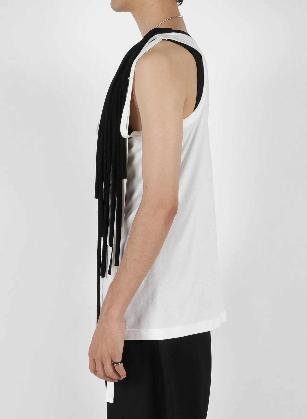 30/- COMBED YARN PS STRINGS TANK TOP B sold by Yohji Yamamoto product image thumbnail 4