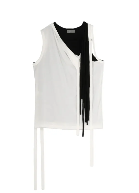 30/- COMBED YARN PS STRINGS TANK TOP B sold by Yohji Yamamoto