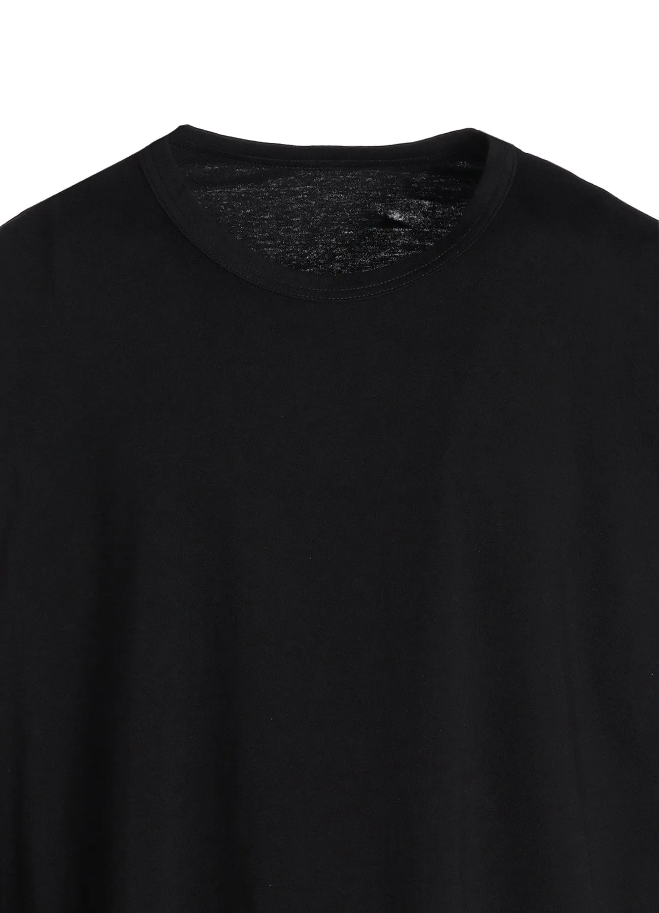 COTTON JERSEY ROUND HEM JUMBO LONG SLEEVE T sold by Yohji Yamamoto product image thumbnail 5