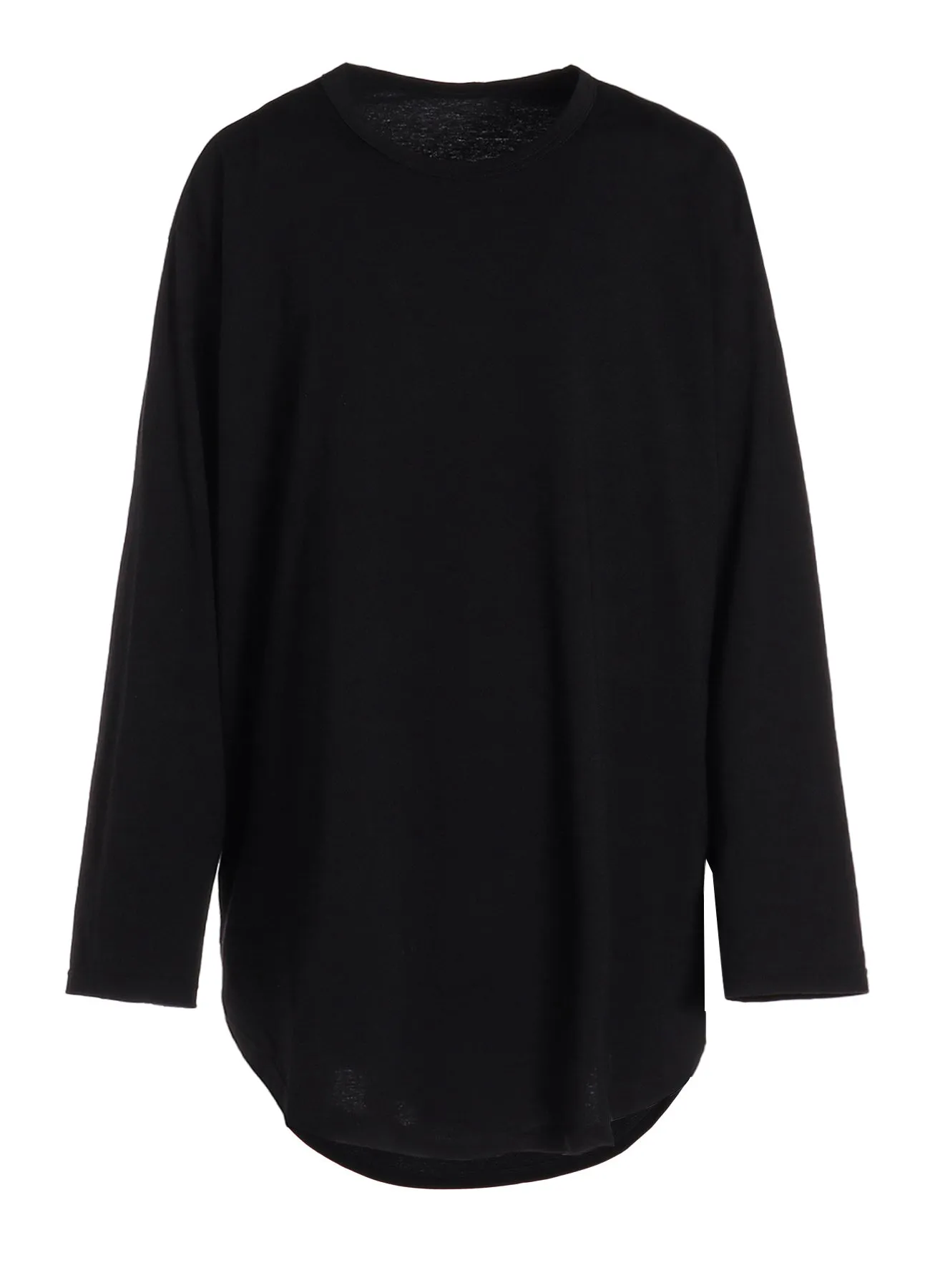 COTTON JERSEY ROUND HEM JUMBO LONG SLEEVE T sold by Yohji Yamamoto product image thumbnail 2