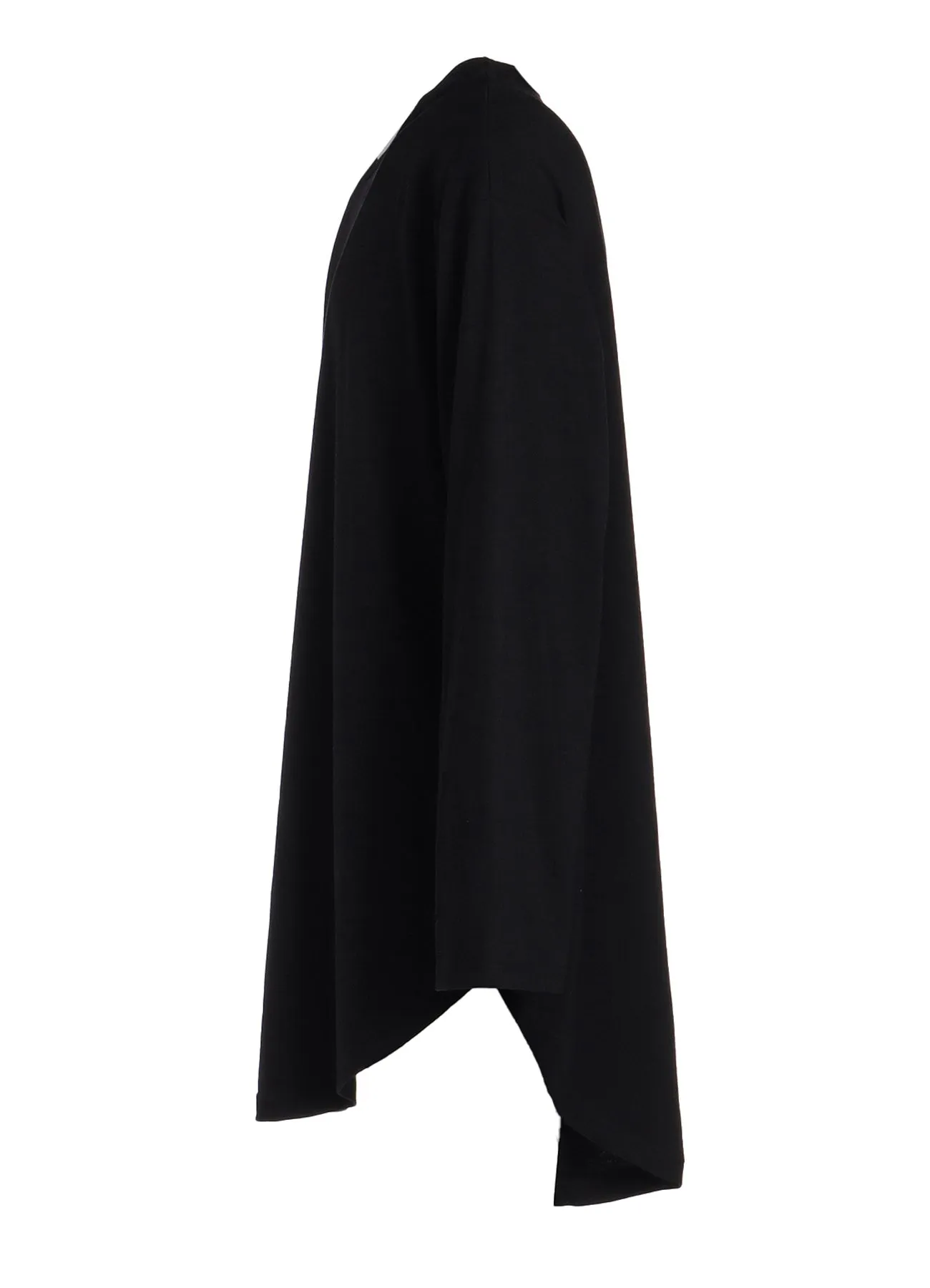 COTTON JERSEY ROUND HEM JUMBO LONG SLEEVE T sold by Yohji Yamamoto product image thumbnail 3