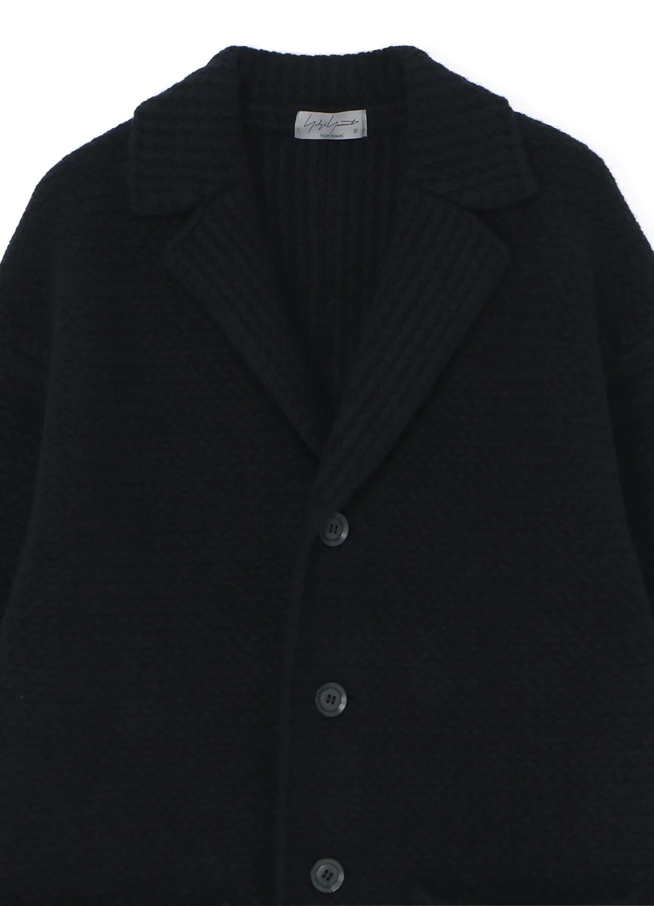 SG CHAIN STITCH PATTERN WAVE PATTERN JKT sold by Yohji Yamamoto product image thumbnail 4