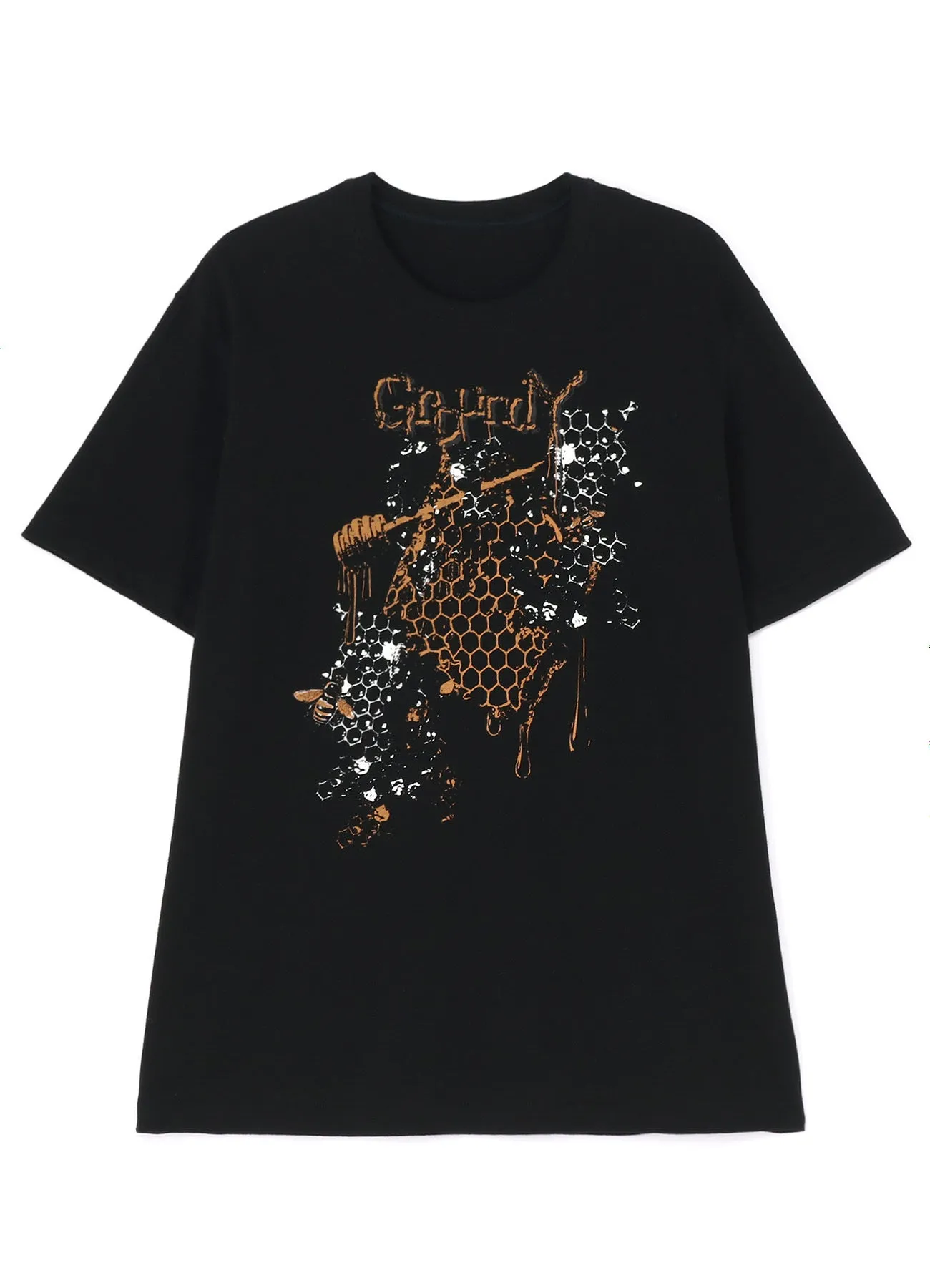 HONEY GRAPHIC PRINT STANDARD T-SHIRT sold by Yohji Yamamoto product image thumbnail 5