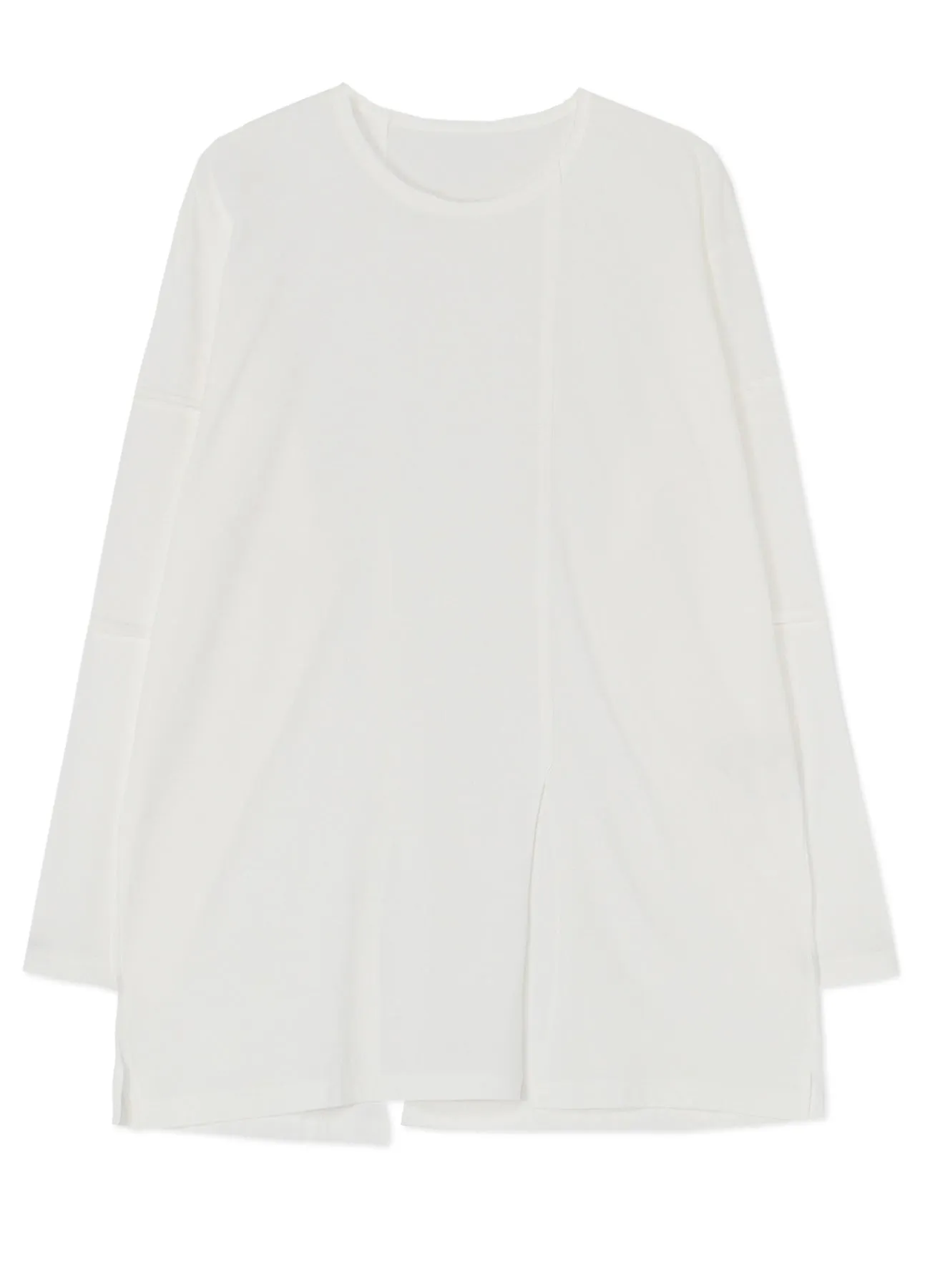 30/ COTTON JERSEY SWITCHING TUCK T-SHIRT sold by Yohji Yamamoto product image thumbnail 2