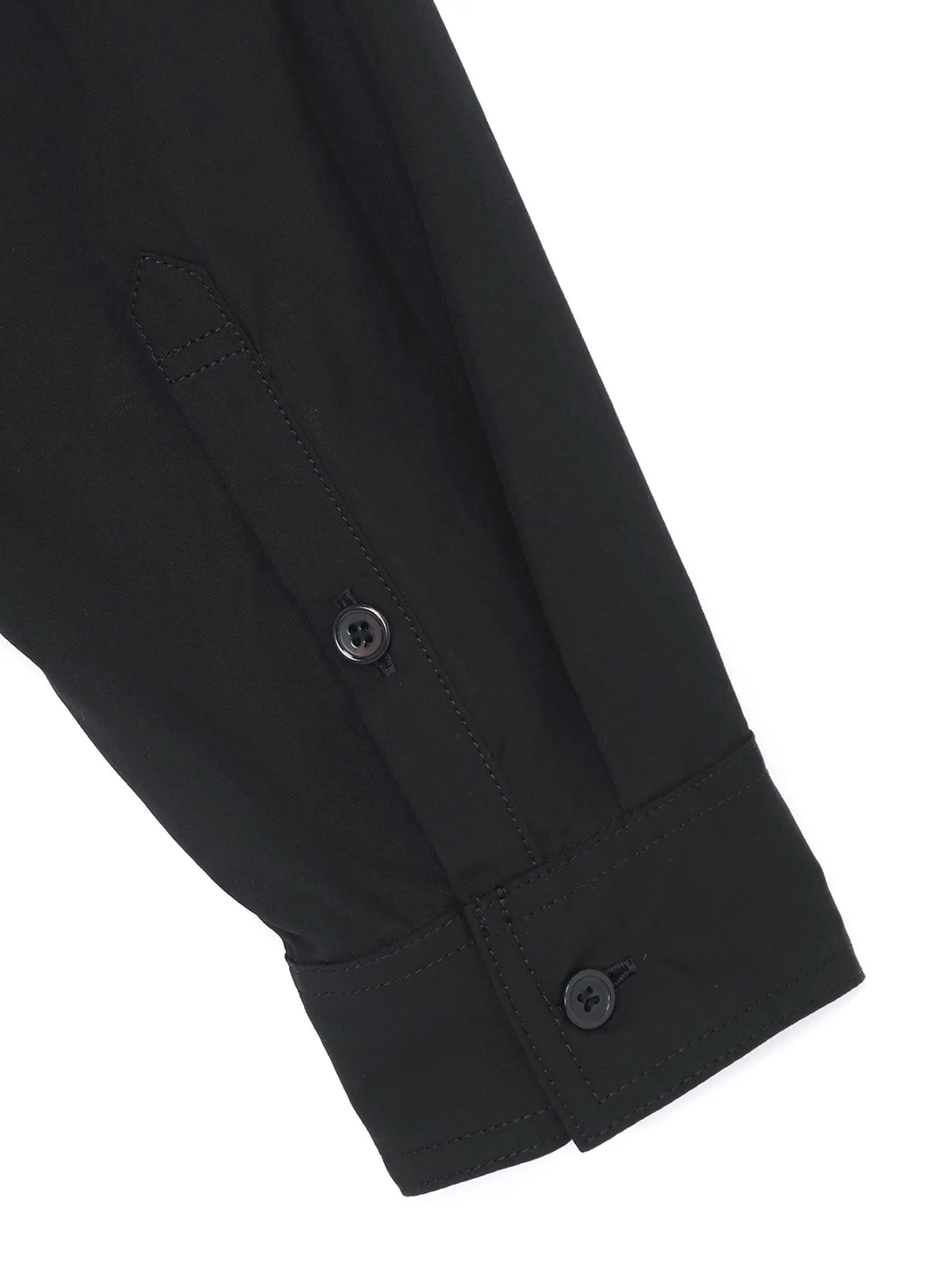 COTTON BROADCLOTH STRING DETAIL SHIRT sold by Yohji Yamamoto product image thumbnail 5