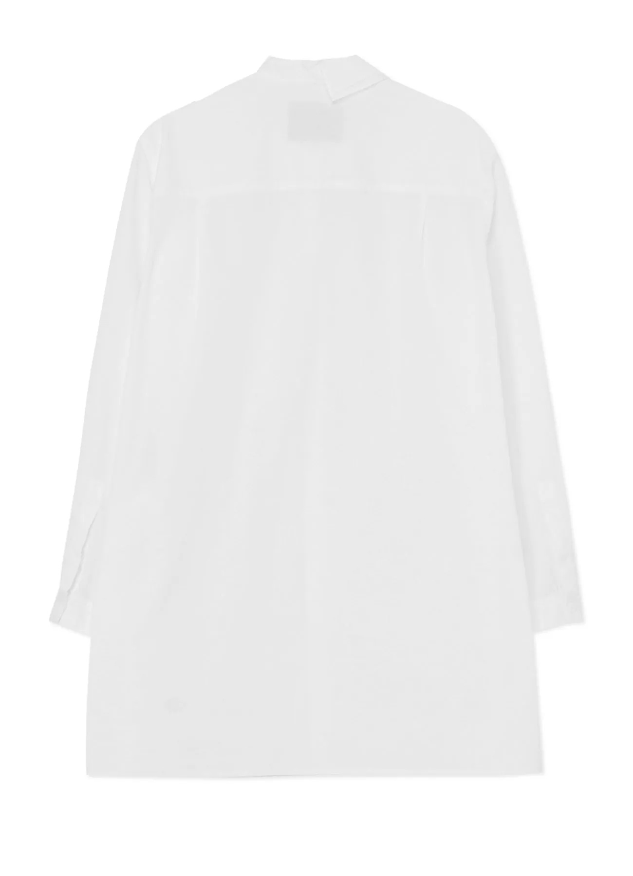 COTTON BROADCLOTH ASYMMETRIC COLLAR SHIRT sold by Yohji Yamamoto product image thumbnail 3