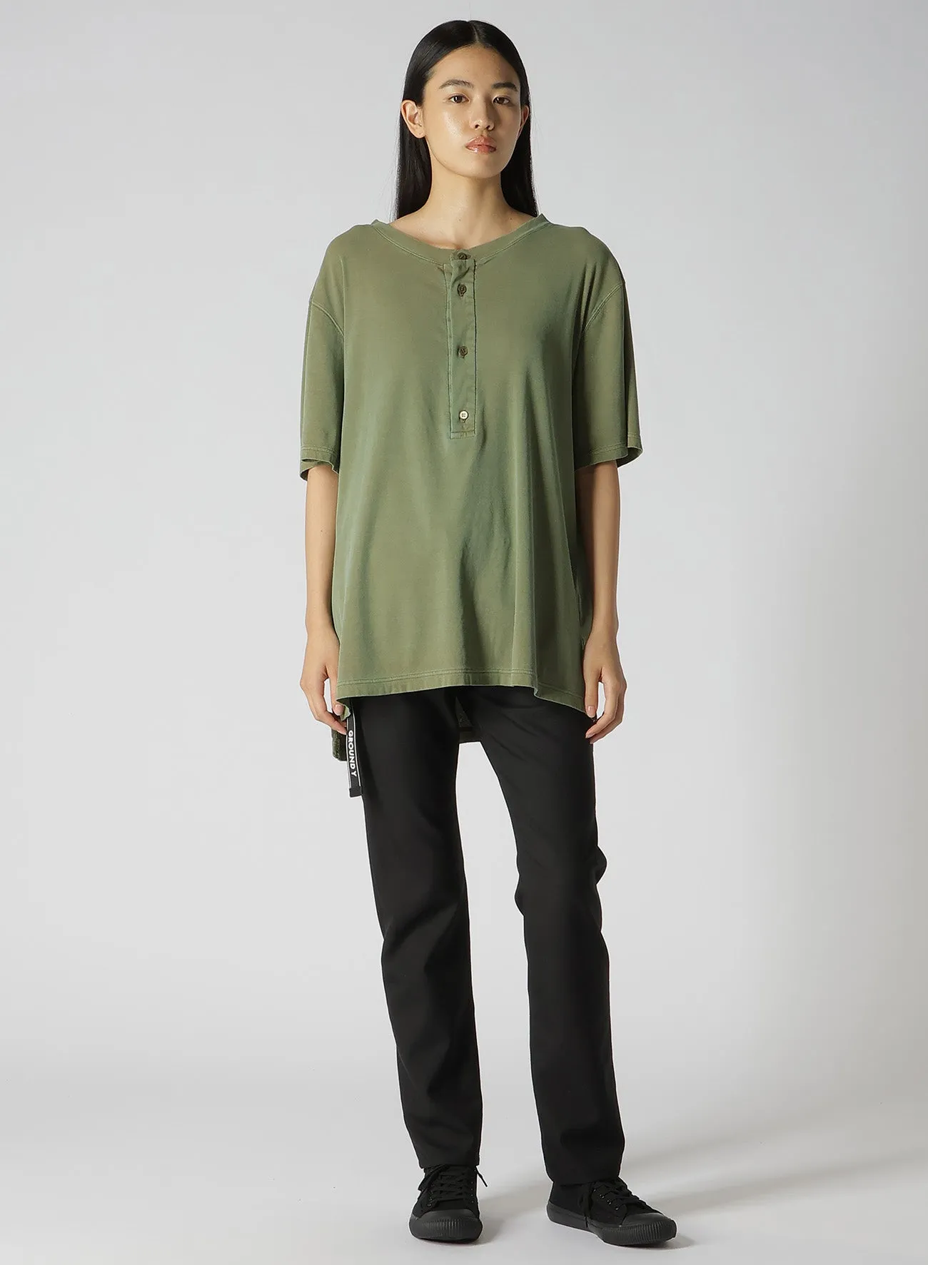 WOOL POLYESTER GABARDINE SLIM 5POCKET PANTS sold by Yohji Yamamoto product image thumbnail 2